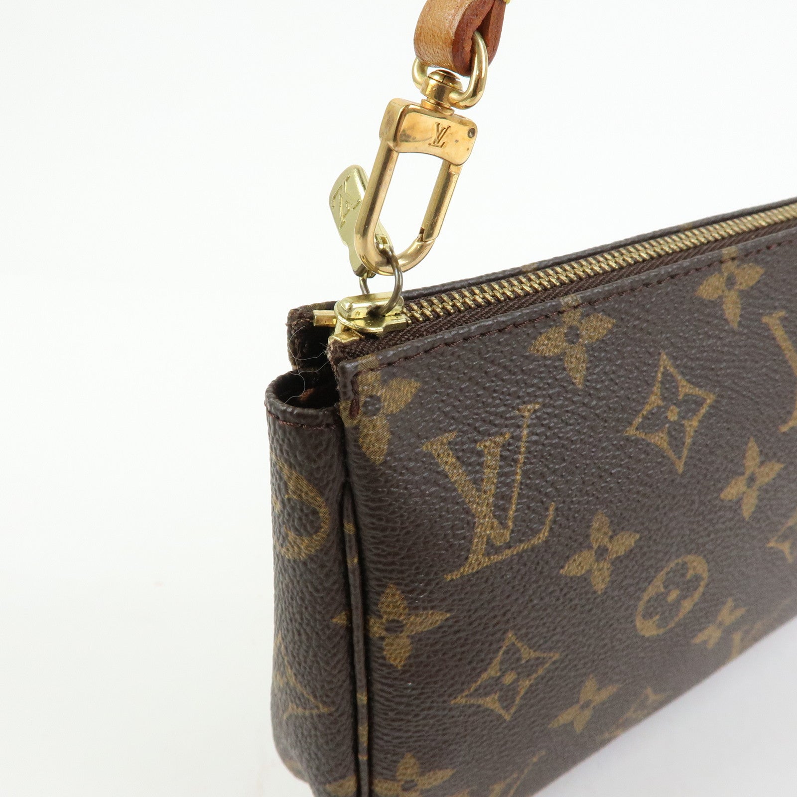 Louis Vuitton Monogram Pochette Accessoires Pouch Hand Bag M51980