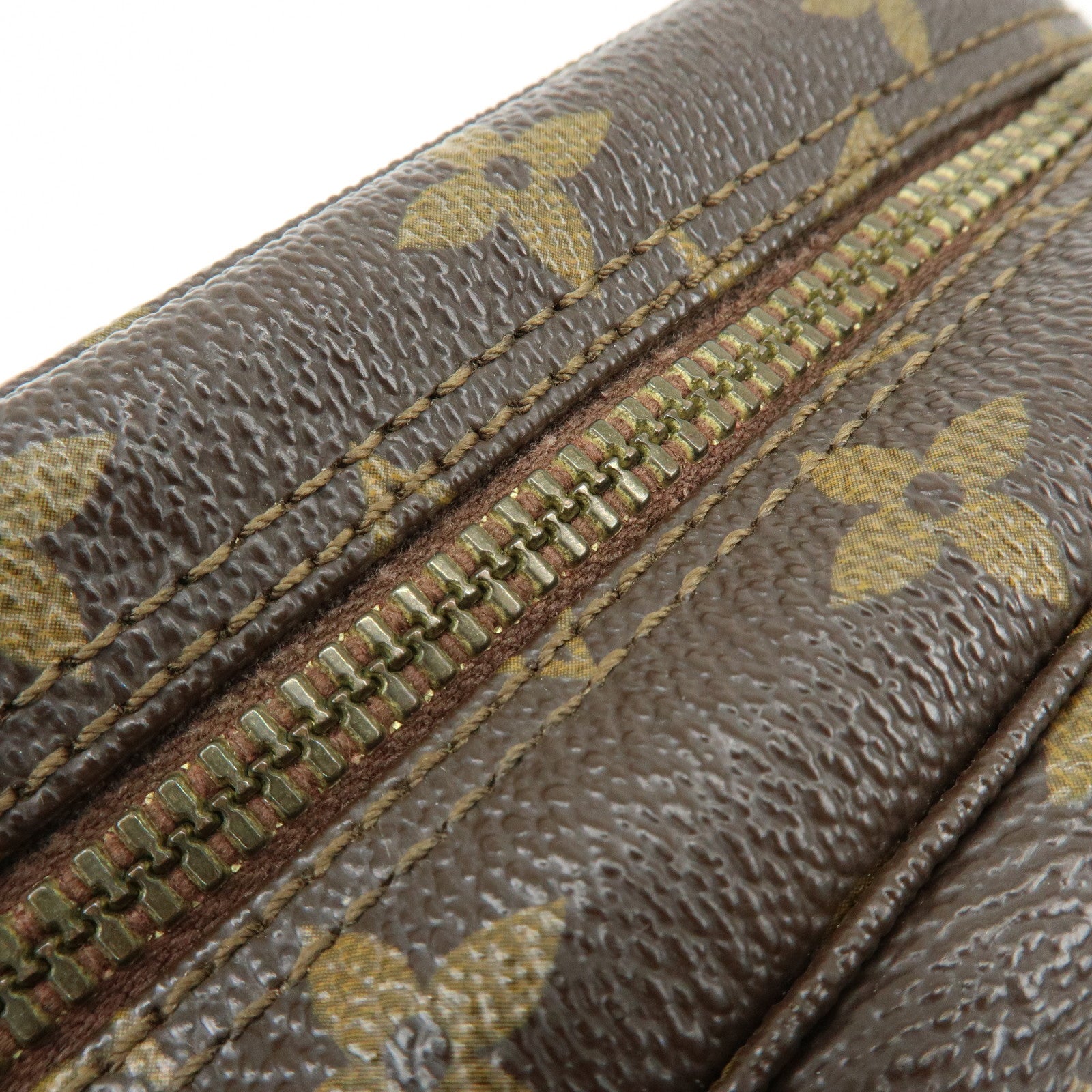 Louis Vuitton Monogram Canavs Trousse Toilette 18 Pouch Brown