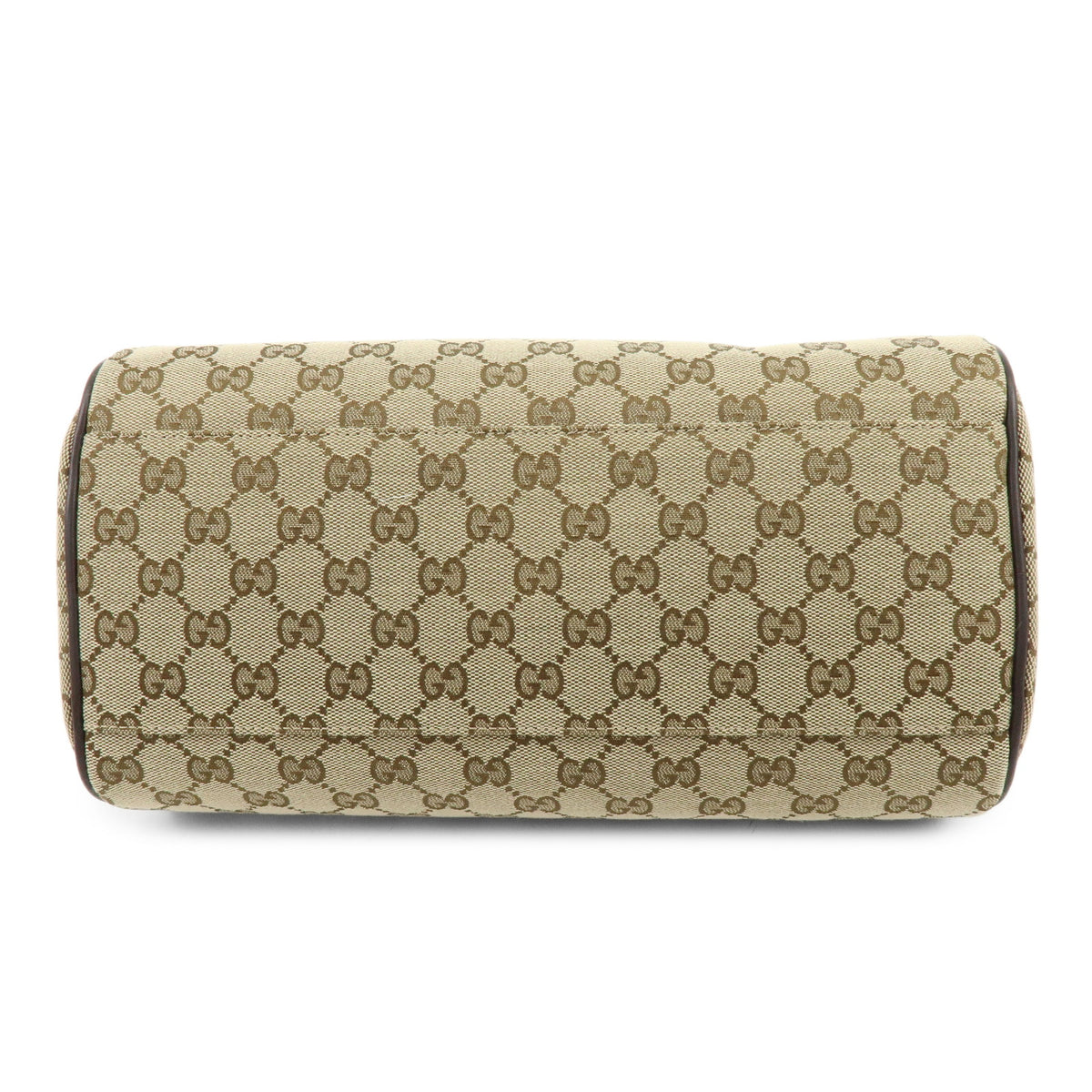 GUCCI Sherry GG Canvas Leather Shoulder Bag Brown Beige 834455
