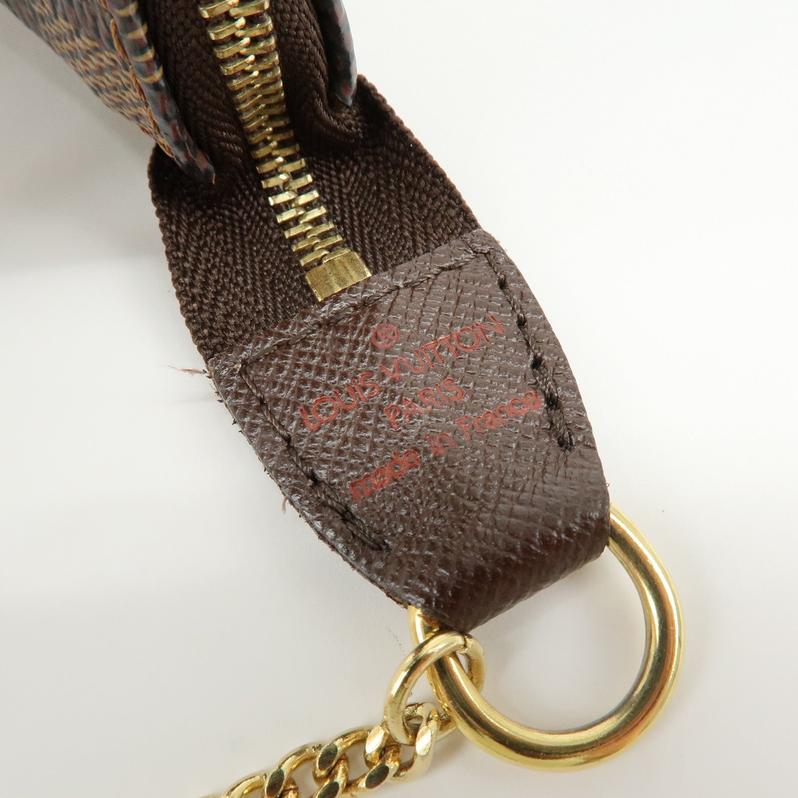 Louis Vuitton Damier Ebene Mini Pochette Accessoires Hand Bag