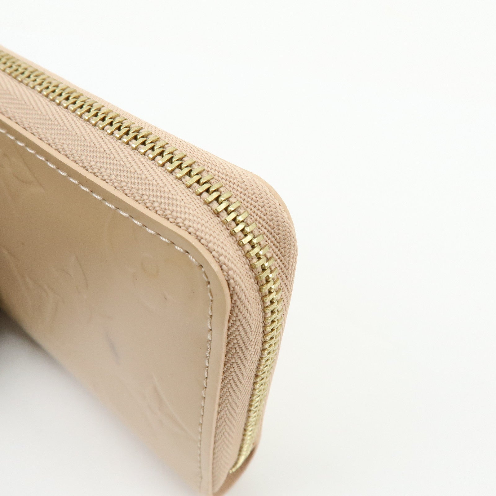 Louis Vuitton Monogram Vernis Zippy Coin Case Rose Florentin M91535
