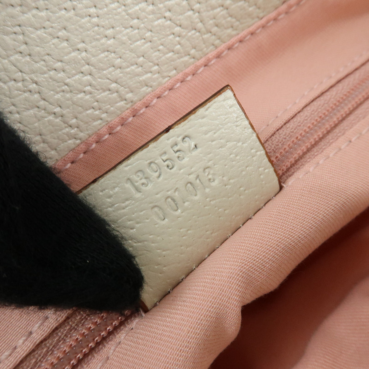 GUCCI GG Canvas Leather Tote Bag Shoulder Bag Pink White 139552