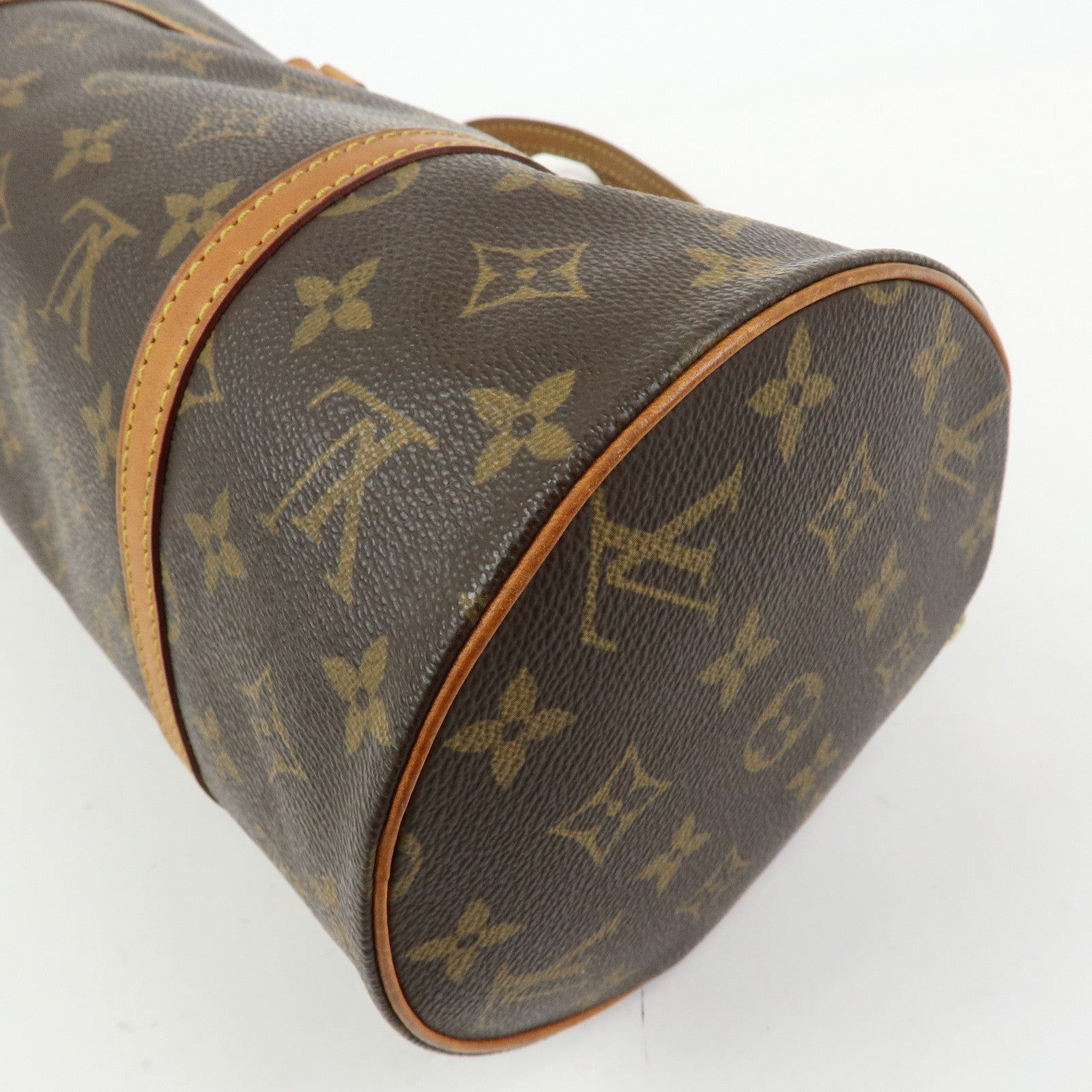 Louis Vuitton Monogram Papillon 30 Hand Bag Brown M51385