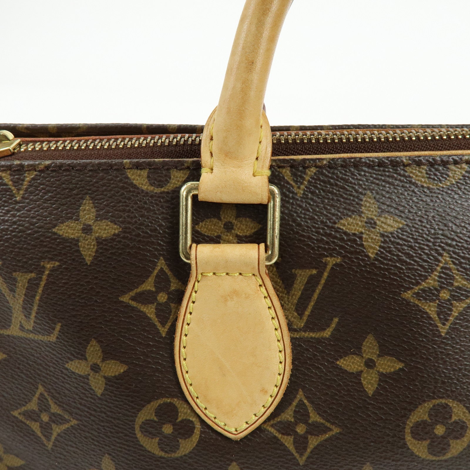 Louis Vuitton Monogram Canvas Popincourt Hand Bag Brown M40009