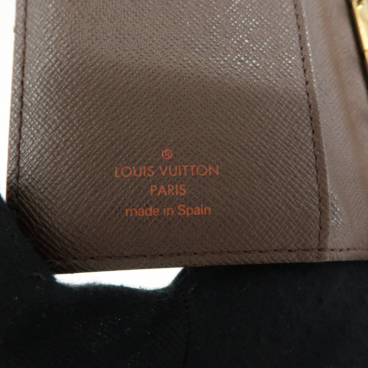 Louis Vuitton Damier Ebene Agenda PM Planner Cover Brown R20700