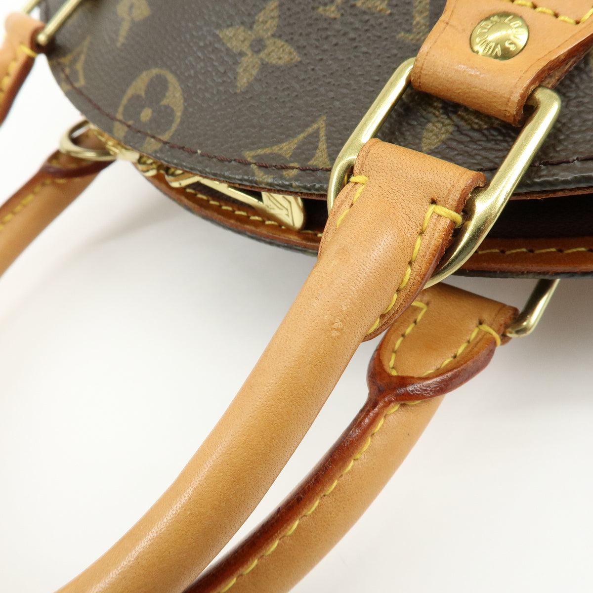 Louis Vuitton Monogram Ellipse PM Hand Bag Brown M51127