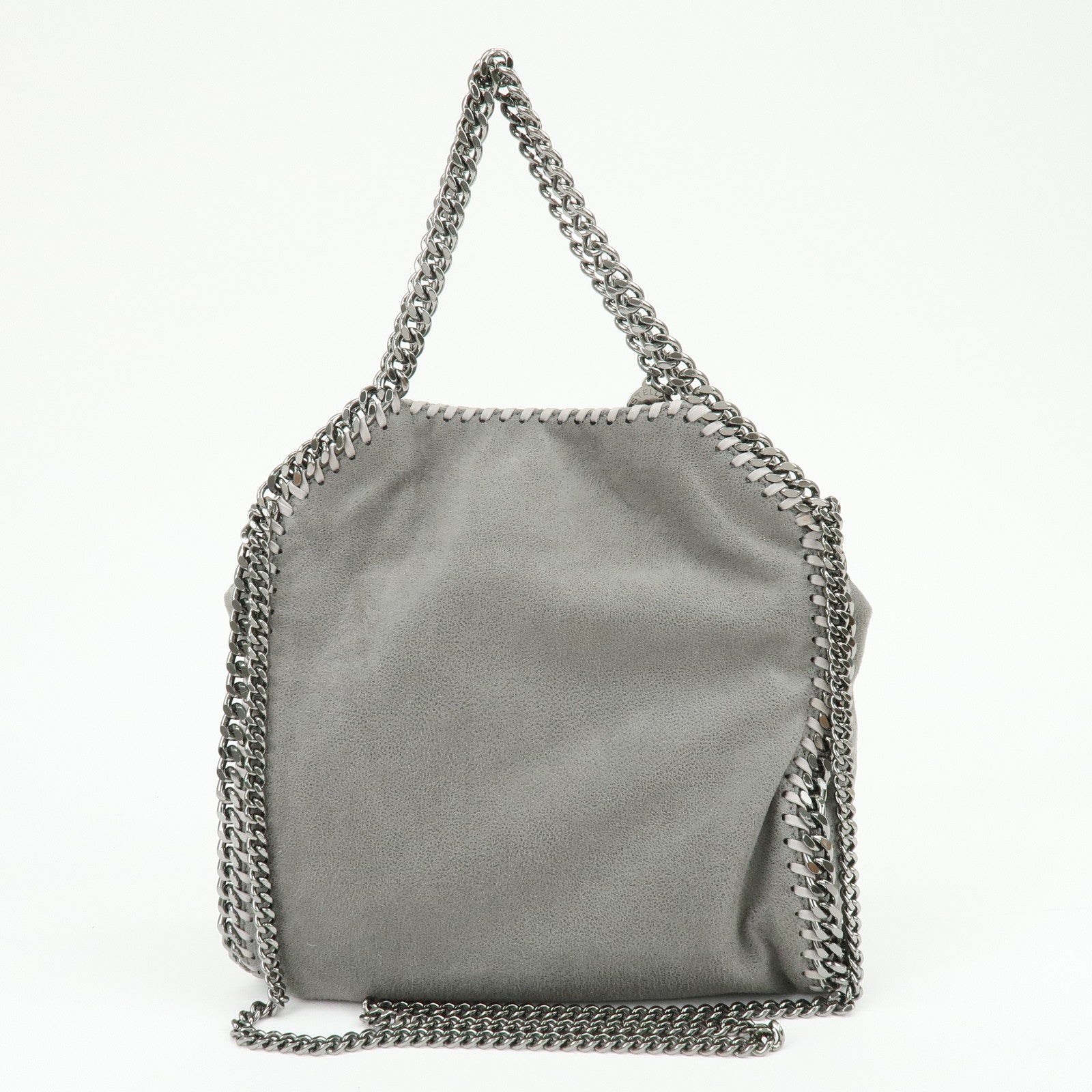 STELLA MCCARTNEY Falabella Faux Leather 2Way Bag Grey 371223