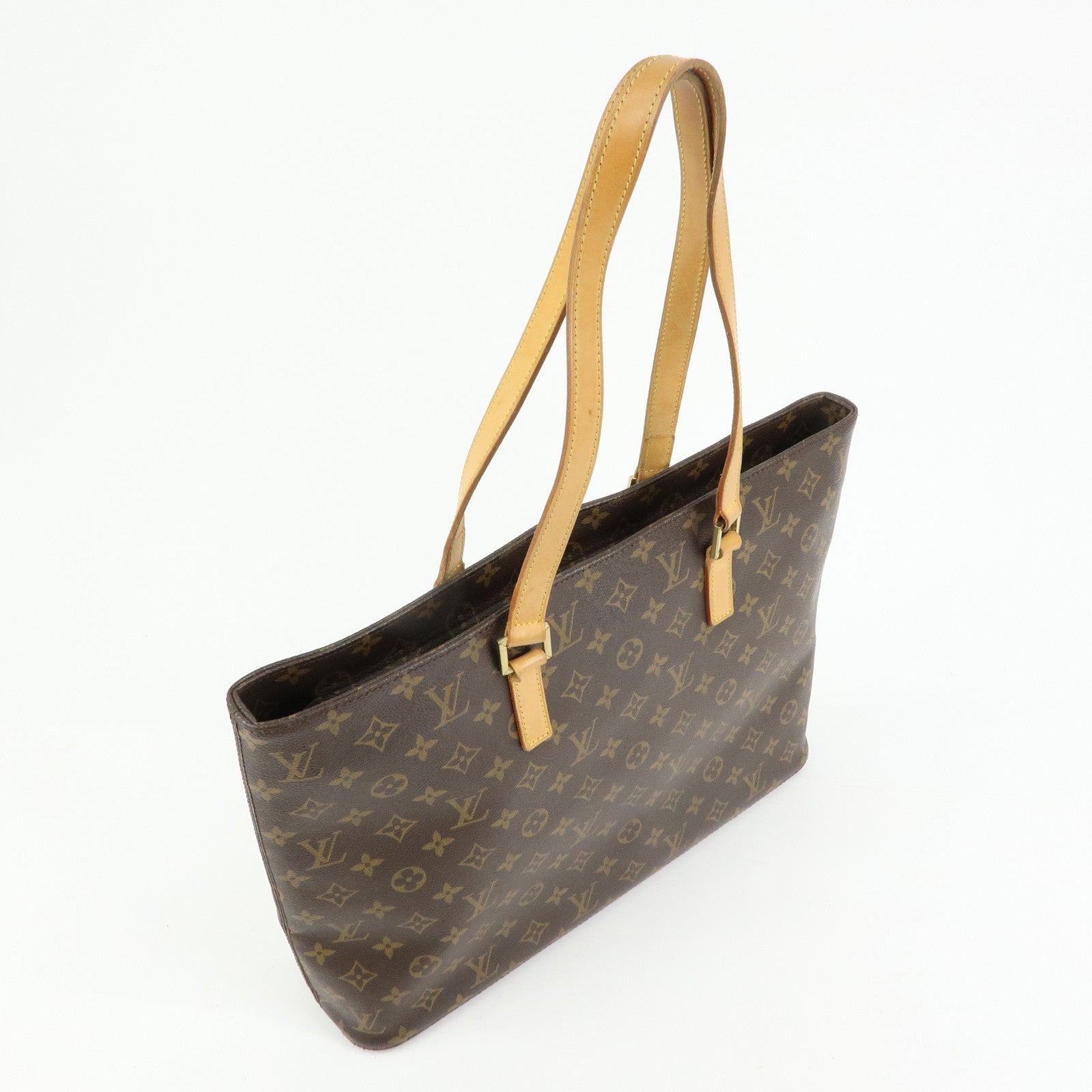 Louis Vuitton Monogram Luco Tote Bag Hand Bag Brown M51155