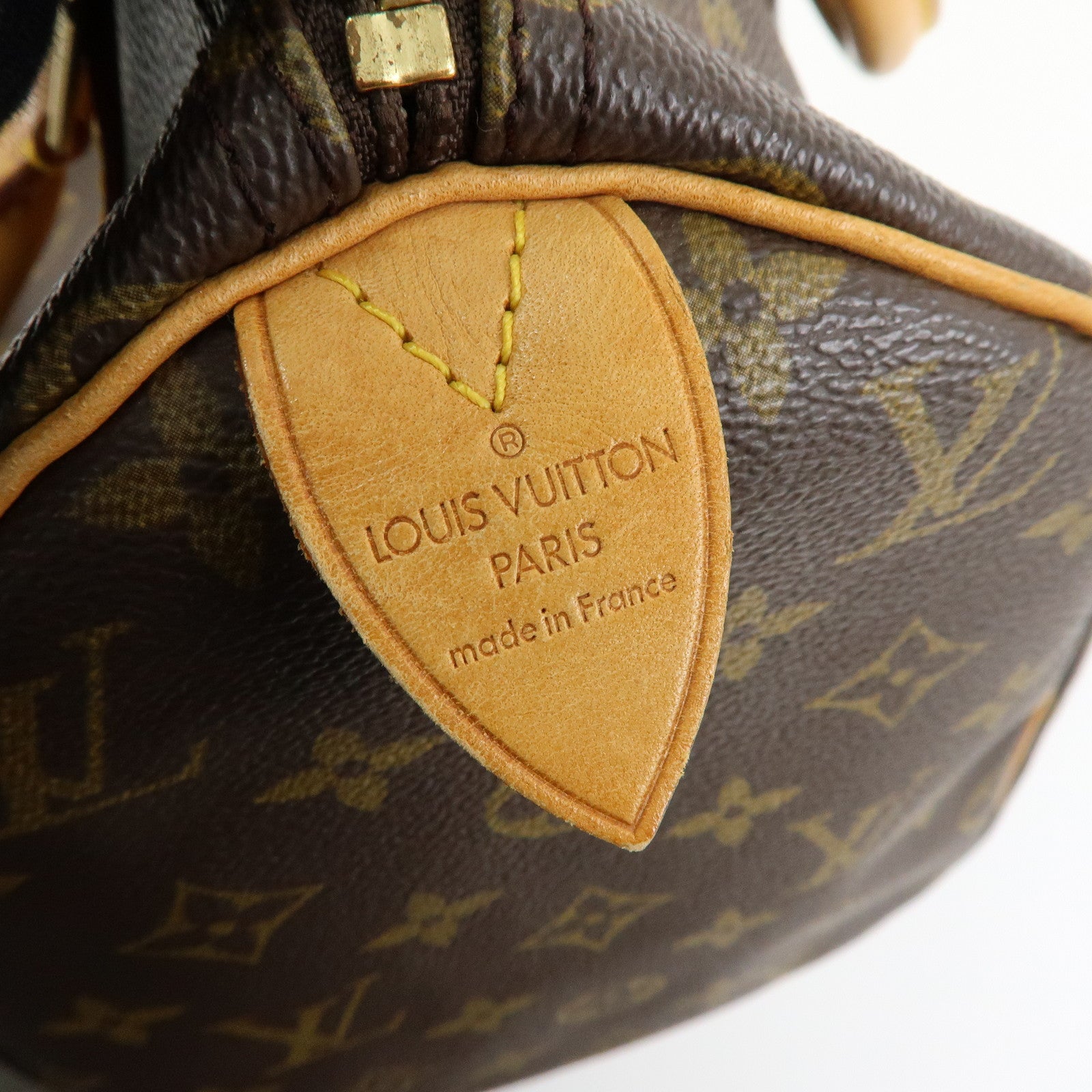 Louis Vuitton Monogram Speedy 30 Boston Bag Hand Bag Brown M41526