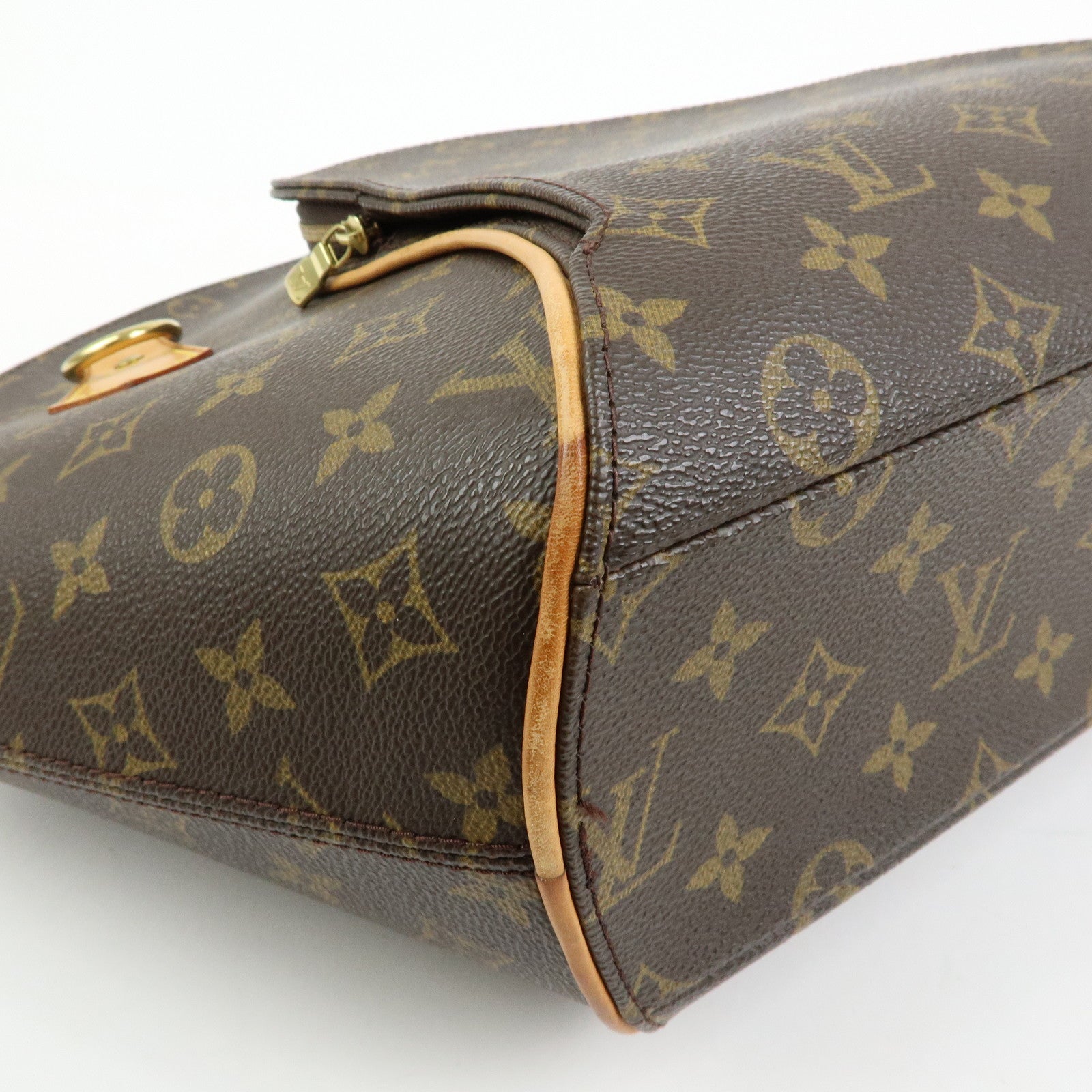 Louis Vuitton Monogram Ellipse Shopping Shoulder Bag Brown M51128