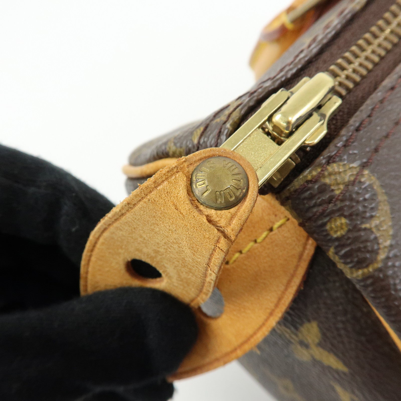 Louis Vuitton Monogram Speedy 25 Boston Bag Hand Bag Brown M41528