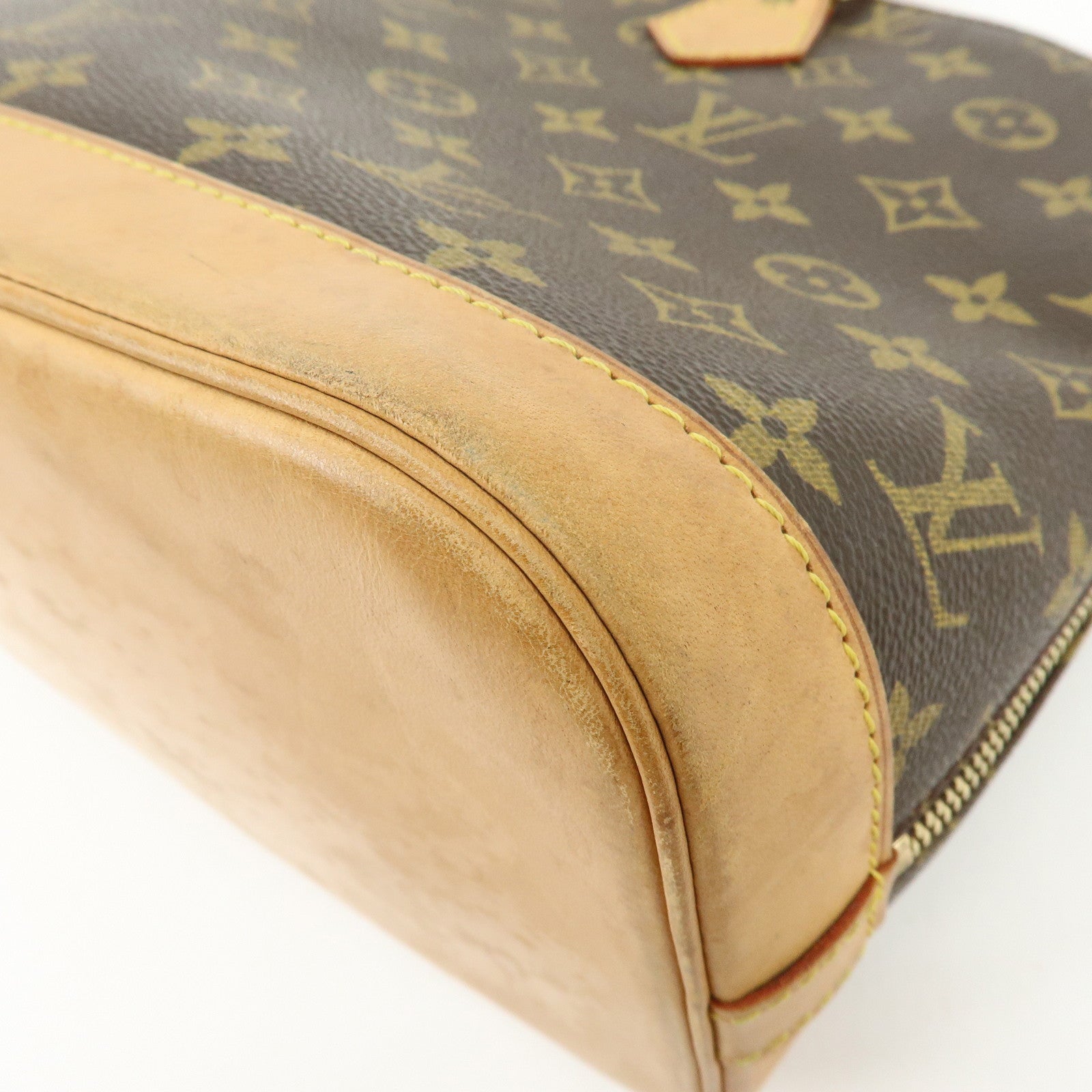 Louis Vuitton Monogram Canvas Alma Hand Bag Brown M51130