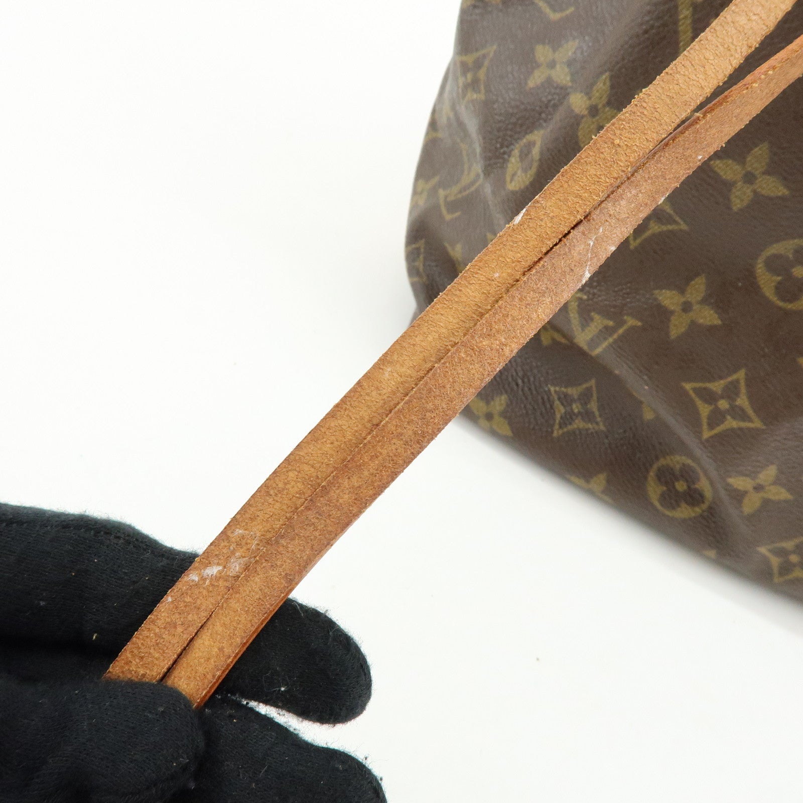 Louis Vuitton Monogram Petit Noe Shoulder Bag Brown M42226