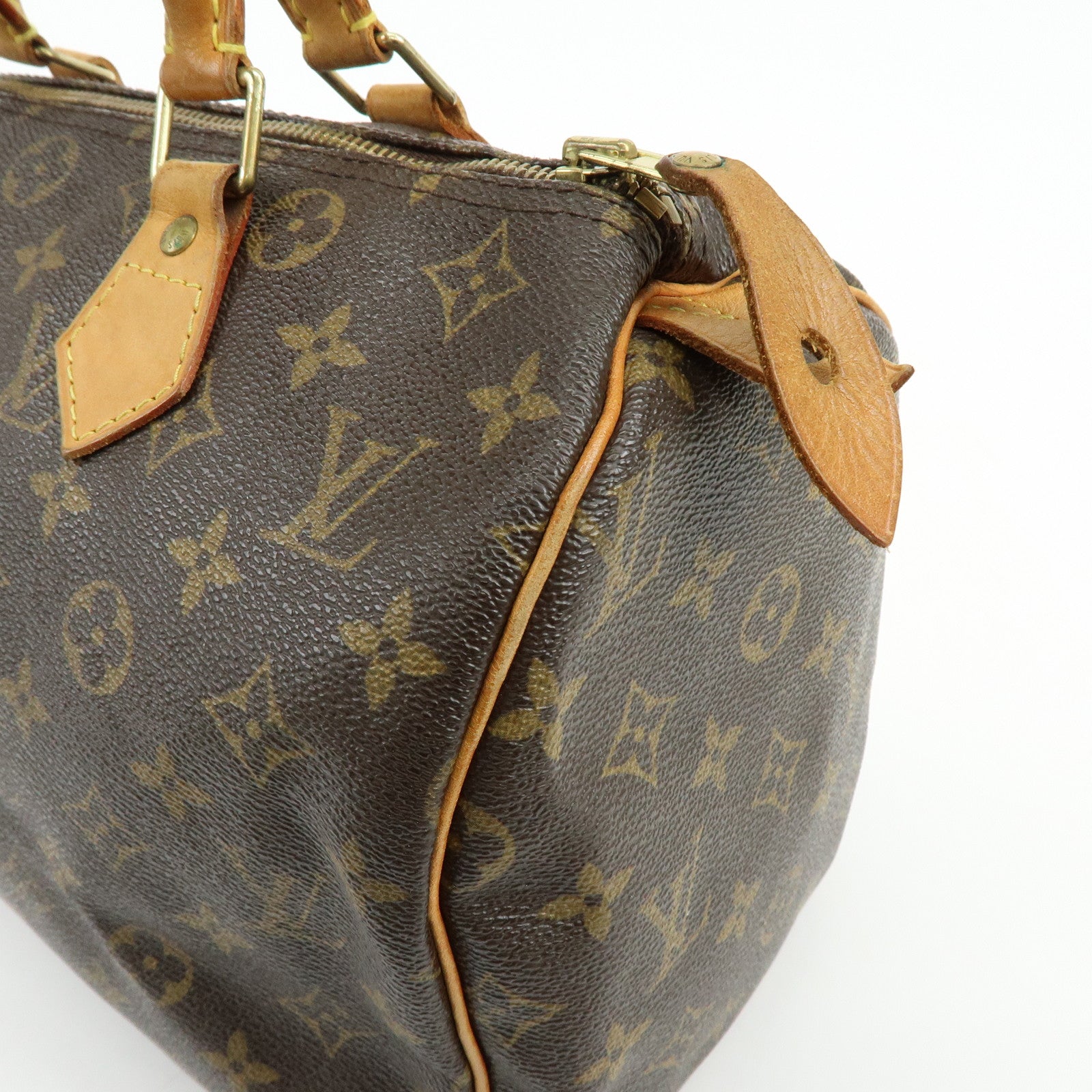 Louis Vuitton Monogram Speedy 30 Boston Bag Hand Bag Brown M41526