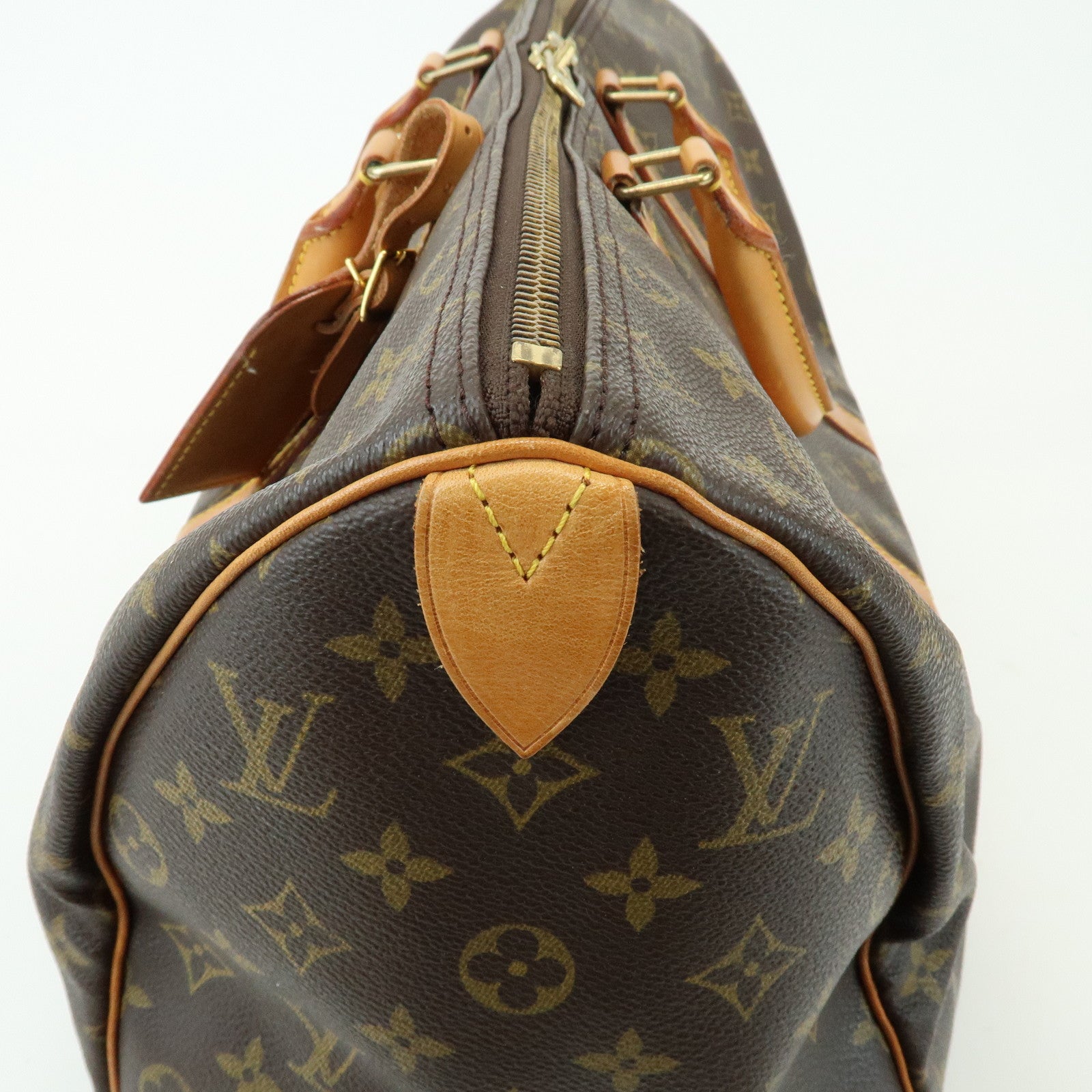 Louis Vuitton Monogram Keep All 45 CanvasBoston Bag Brown M41428
