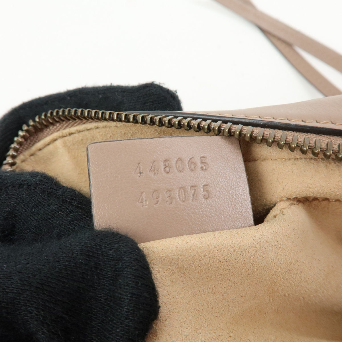 GUCCI GG Marmont Double G Leather Chain Shoulder Bag Pink 448065