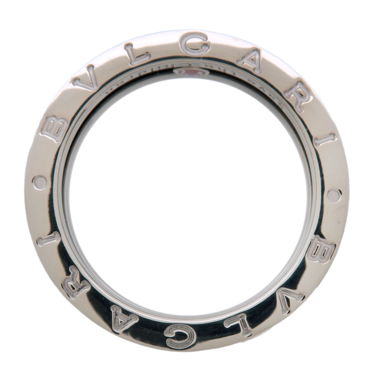 BVLGARI B-Zero1 Save the Children Ring SV925 Black Ceramic #56 US7.5