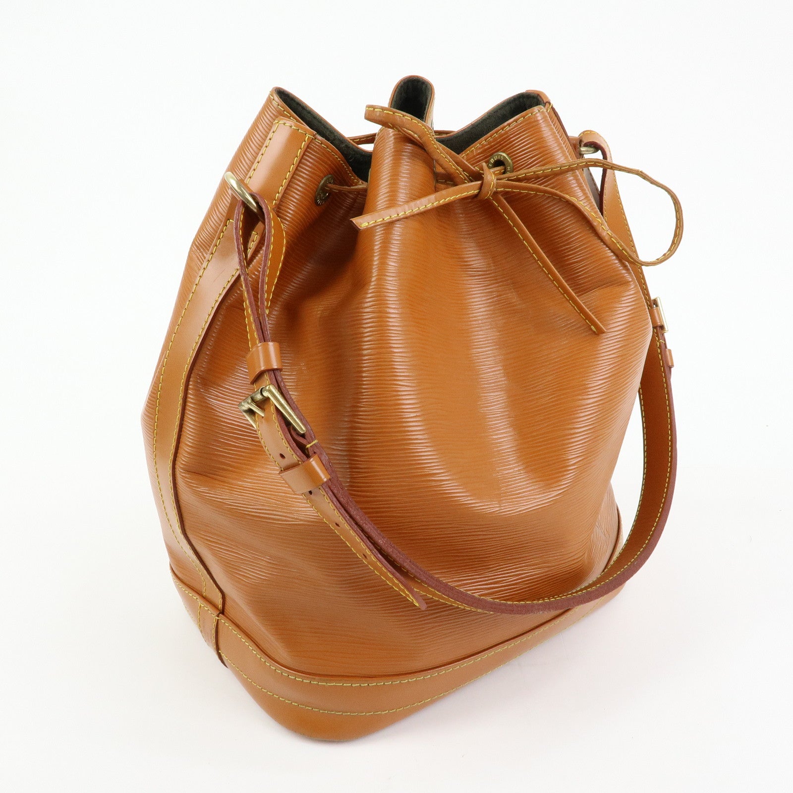 Louis Vuitton Epi Leather Noe Shoulder Bag Zipang Gold M44008