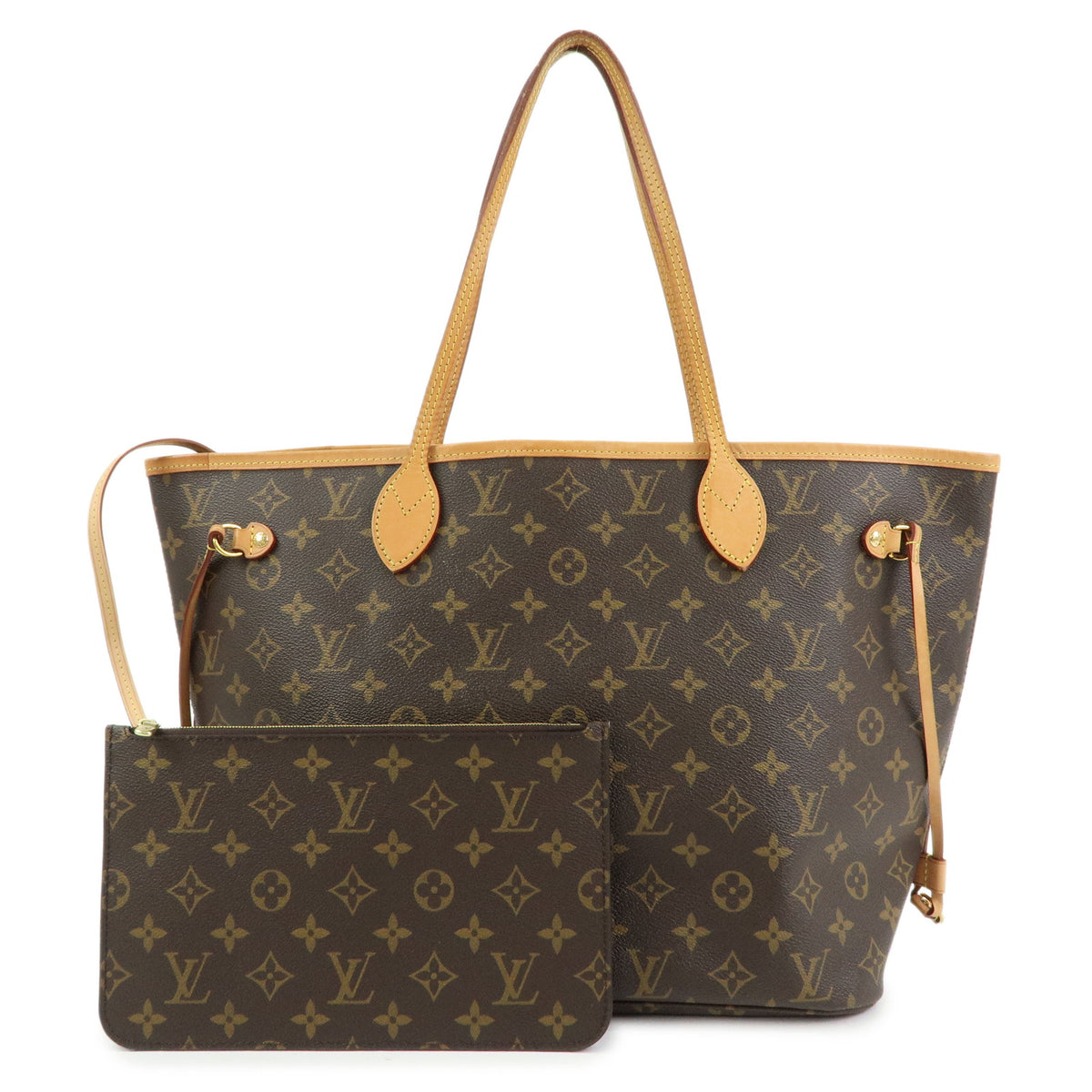 Louis Vuitton Monogram Neverfull MM Tote Bag Shoulder Bag Brown M40995