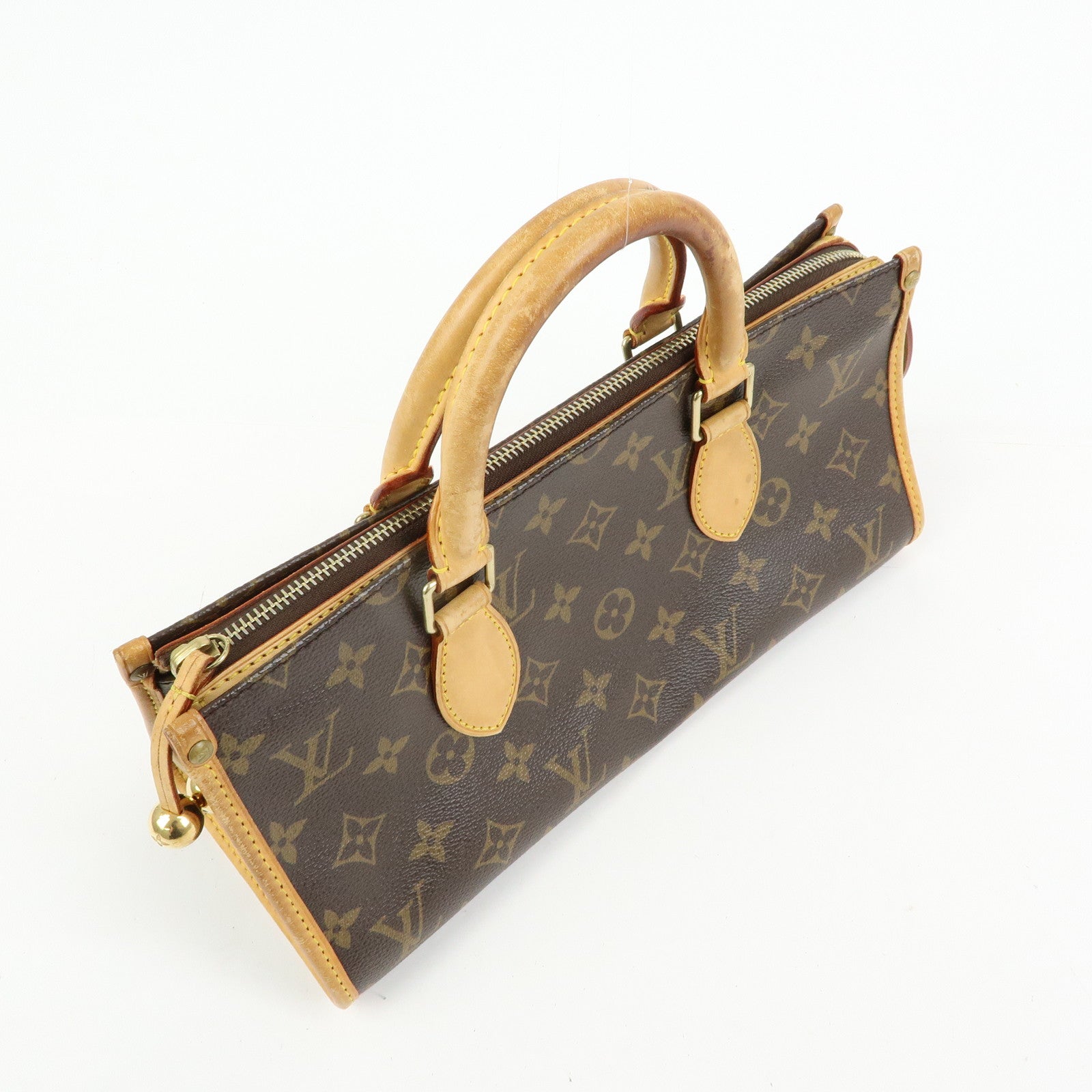 Louis Vuitton Monogram Canvas Popincourt Hand Bag Brown M40009