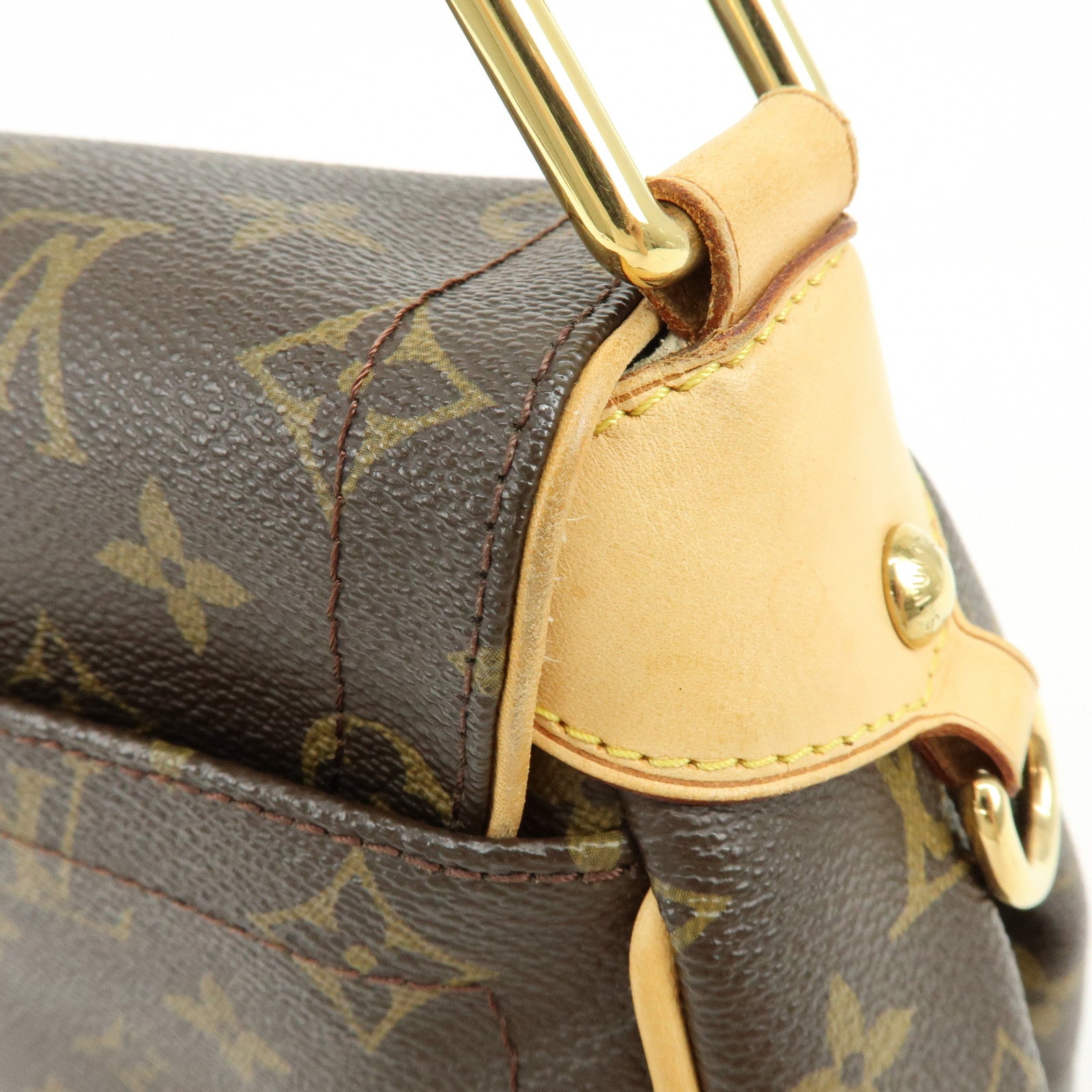 Louis Vuitton Monogram Beverly MM Shoulder Bag Hand Bag Brown M40121
