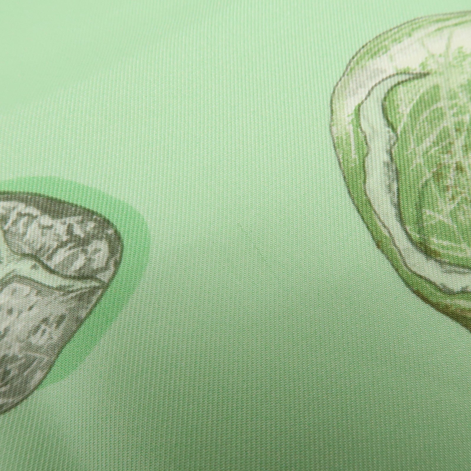 HERMES Carre 90 Silk 100% Scarf APHORISME Pebble Motif Light Green Gray