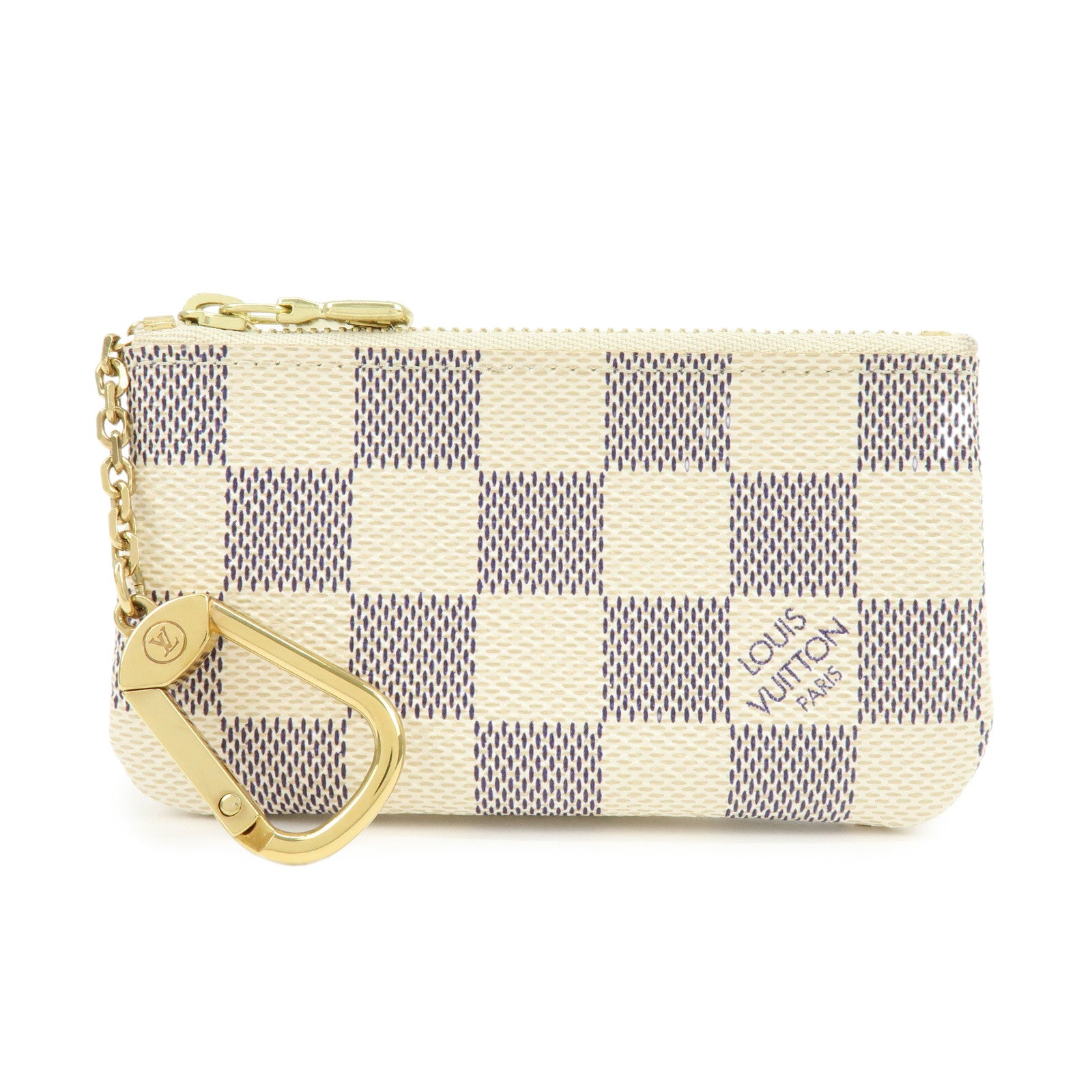 Louis Vuitton Damier Azur Pochette Cles Coin Case N62659