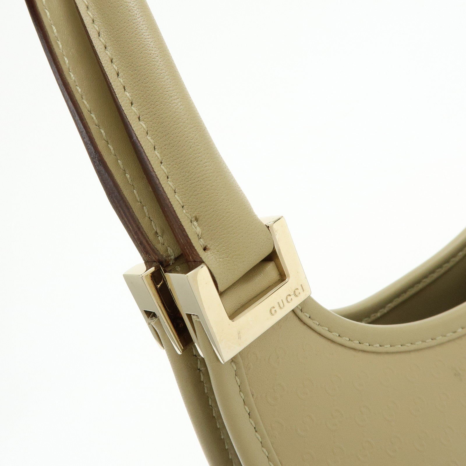 GUCCI Jackie Microguccissima Leather Shoulder Bag Hand Bag 002.1068