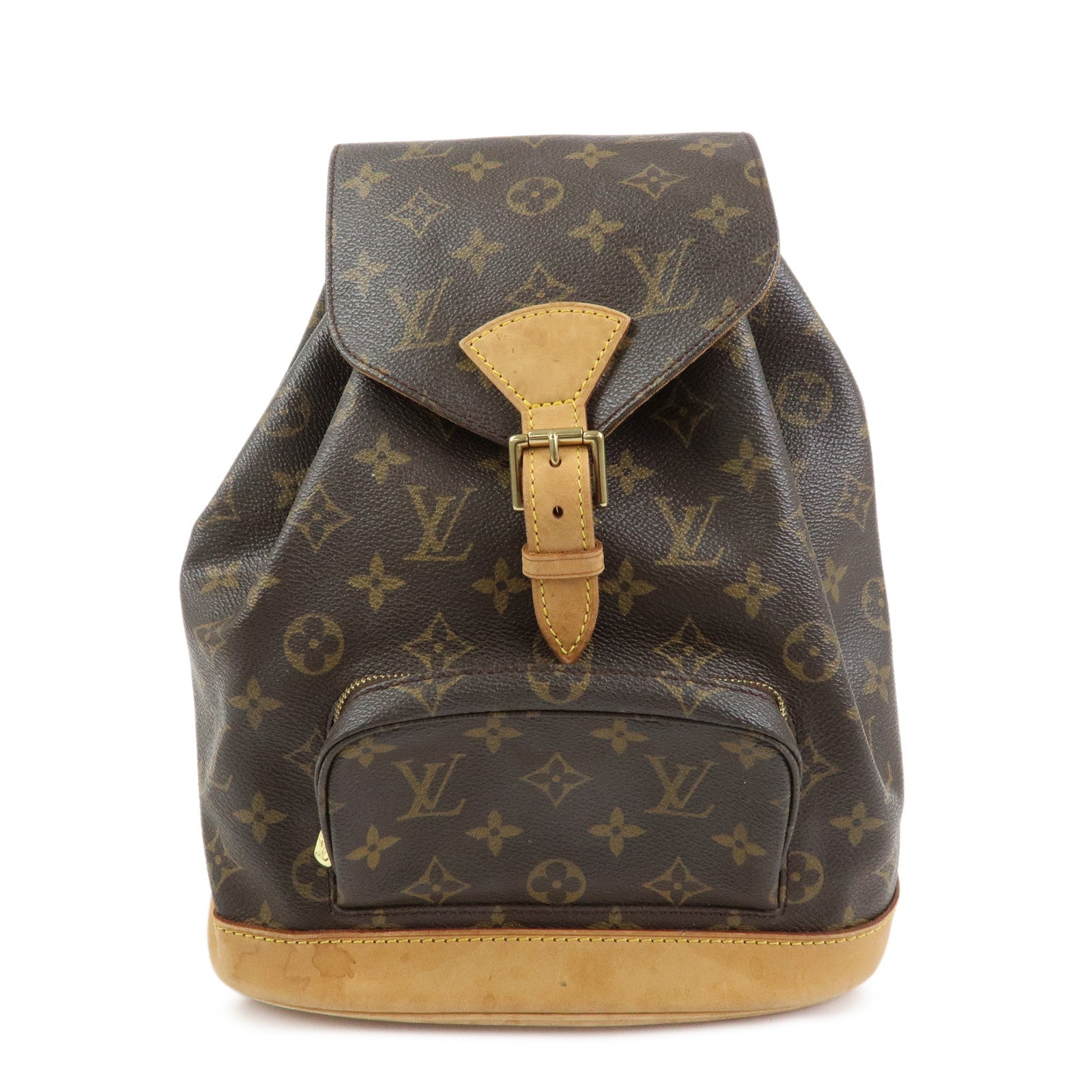 Louis Vuitton Monogram Canvas Montsouris MM Backpack Brown M51136