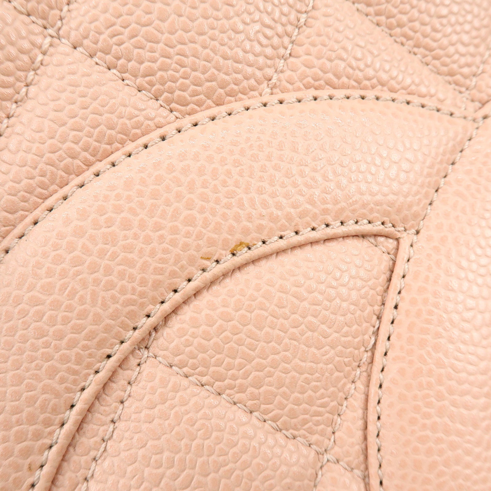 CHANEL Medallion Matelasse COCO Mark Caviar Skin Tote Bag A01804