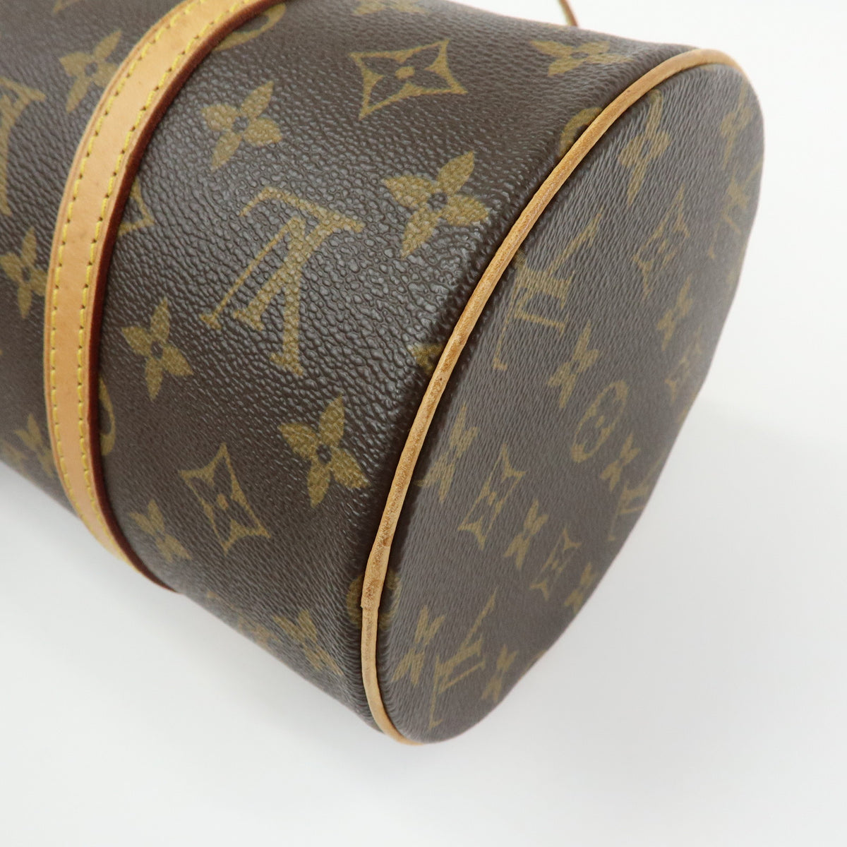Louis Vuitton Monogram Papillon 30 Hand Bag Brown M51385
