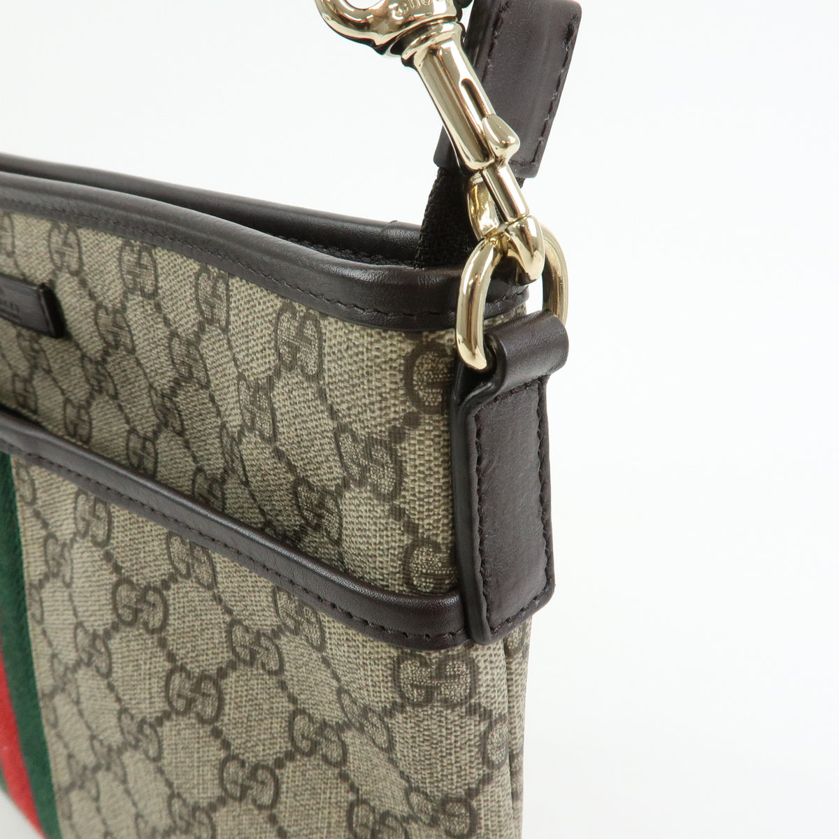 GUCCI Sherry GG Supereme Leather Shoulder Bag Beige 388926