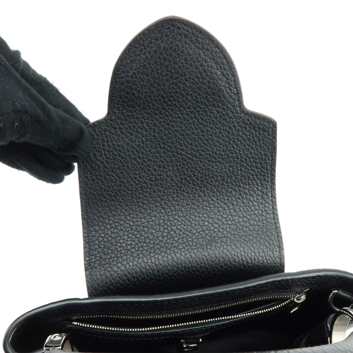 Louis Vuitton Capucines BB Taurillon Leather 2Way Hand Bag Noir M24728