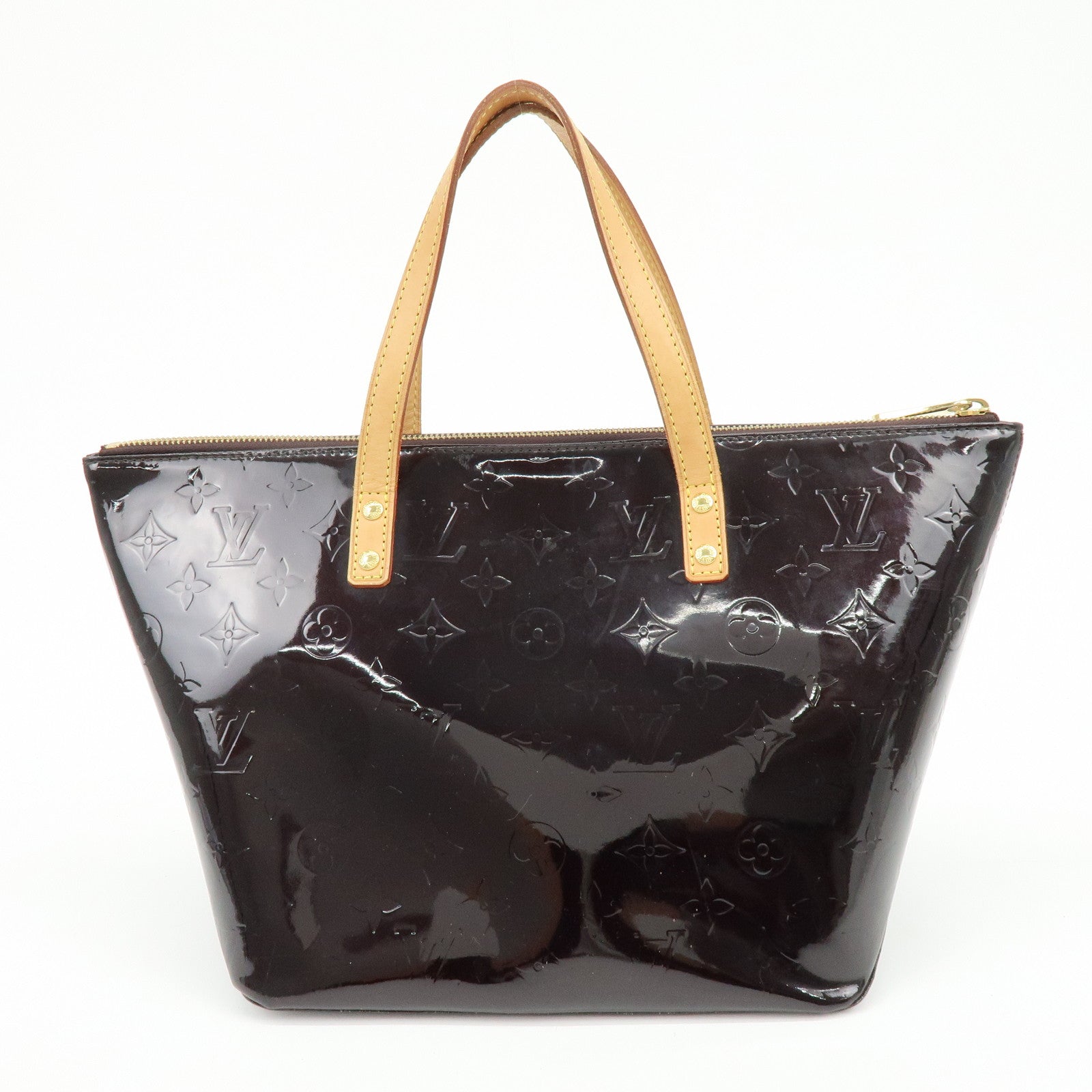 Louis Vuitton Monogram Vernis Bellevue PM Hand Bag Violet M93584
