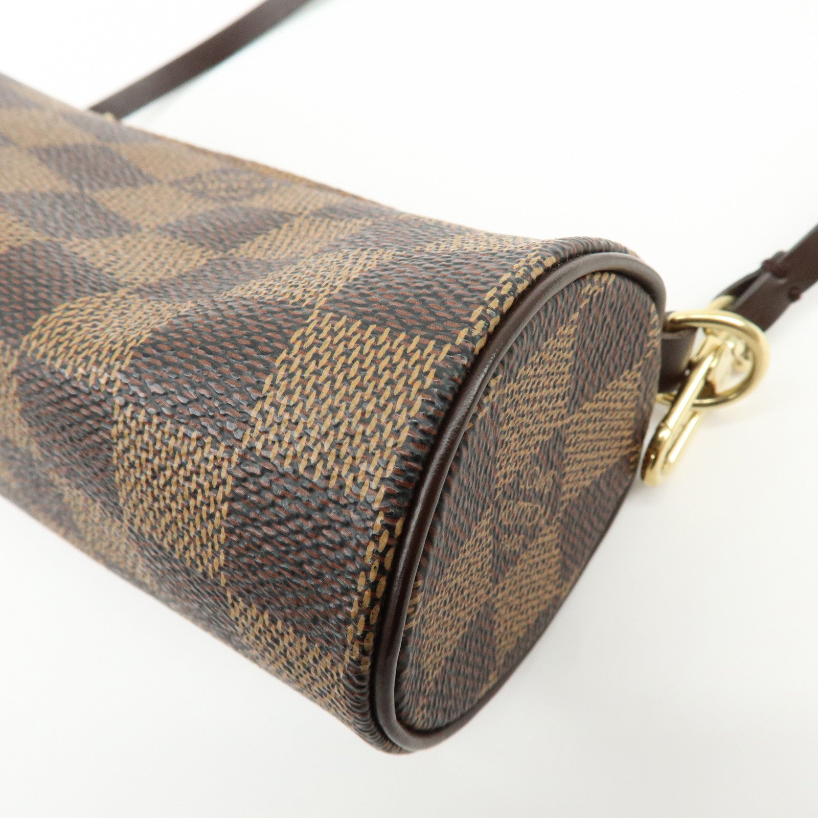 Louis Vuitton Damier Ebene Mini Pouch For Pappillon Bag Brown