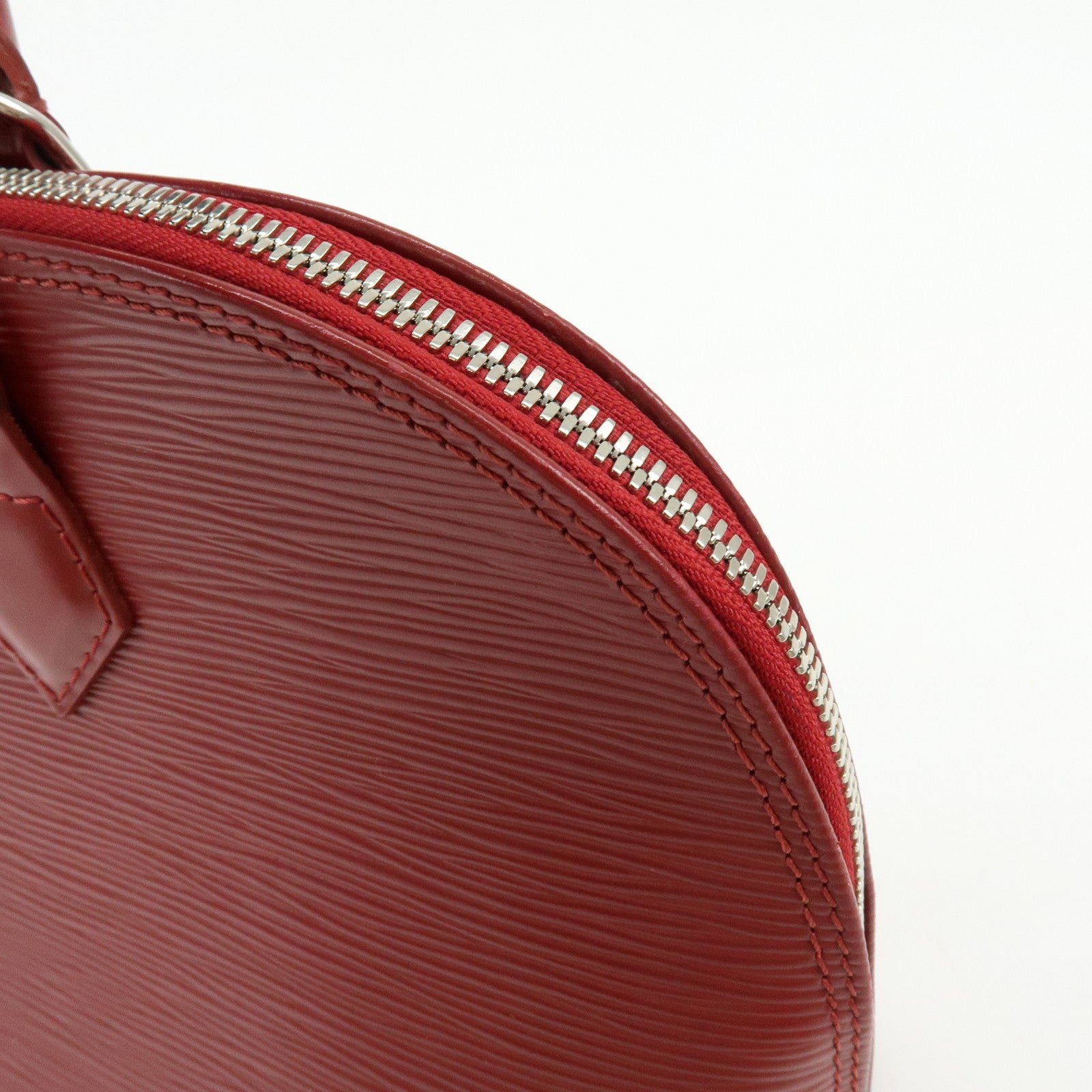 Louis Vuitton Epi Alma PM Leather Hand Bag Carmine Red M4058E