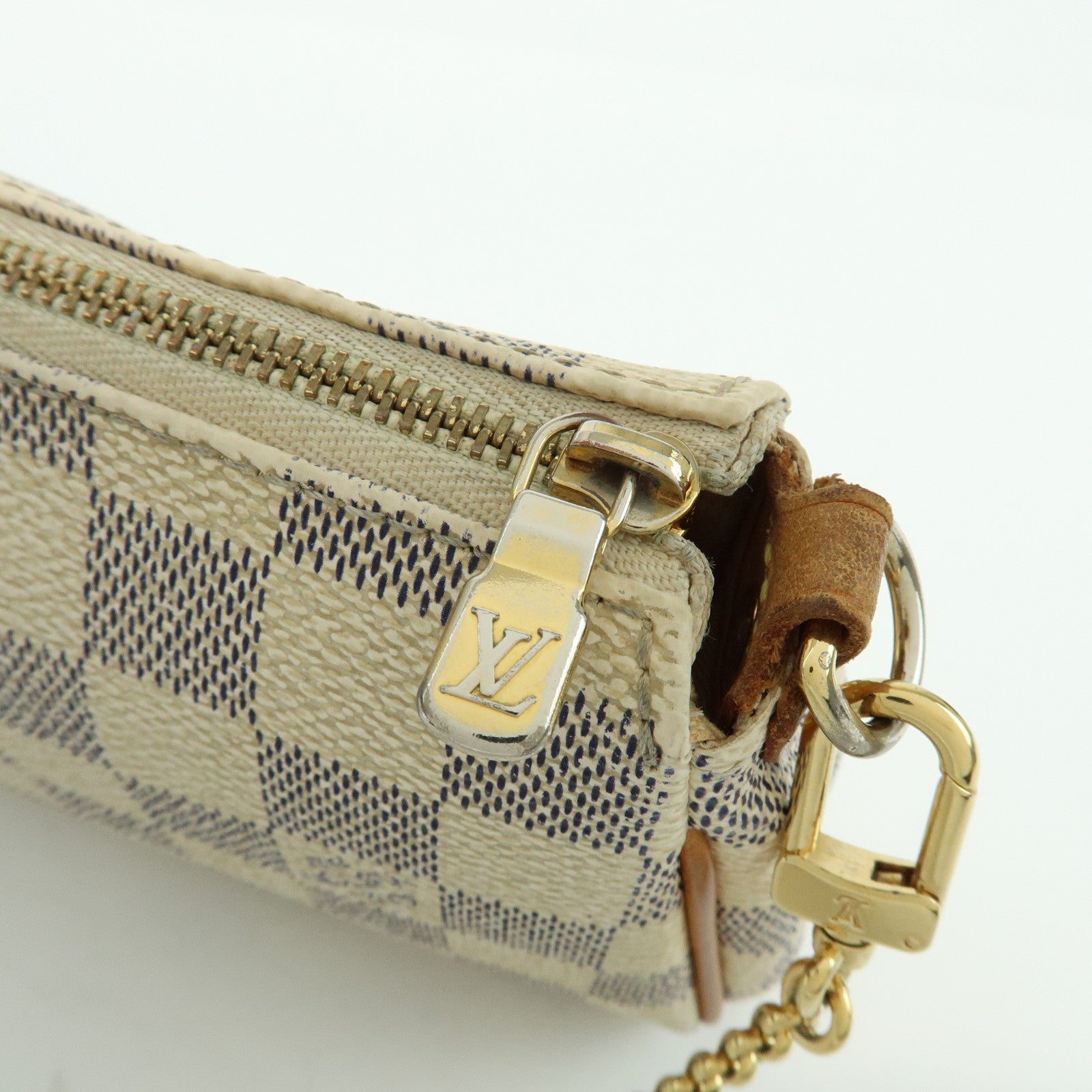 Louis Vuitton Damier Azur Eva 2Way Bag Hand Bag Shoulder Bag N55214
