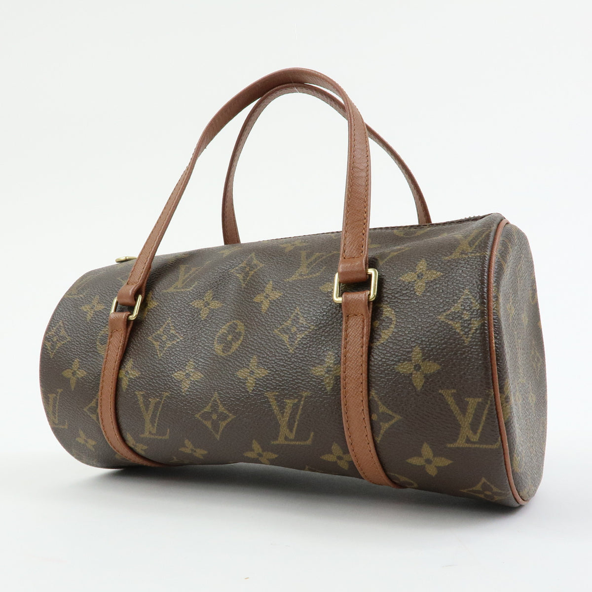 Louis Vuitton Monogram Papillon 26 Hand Bag Brown M51366