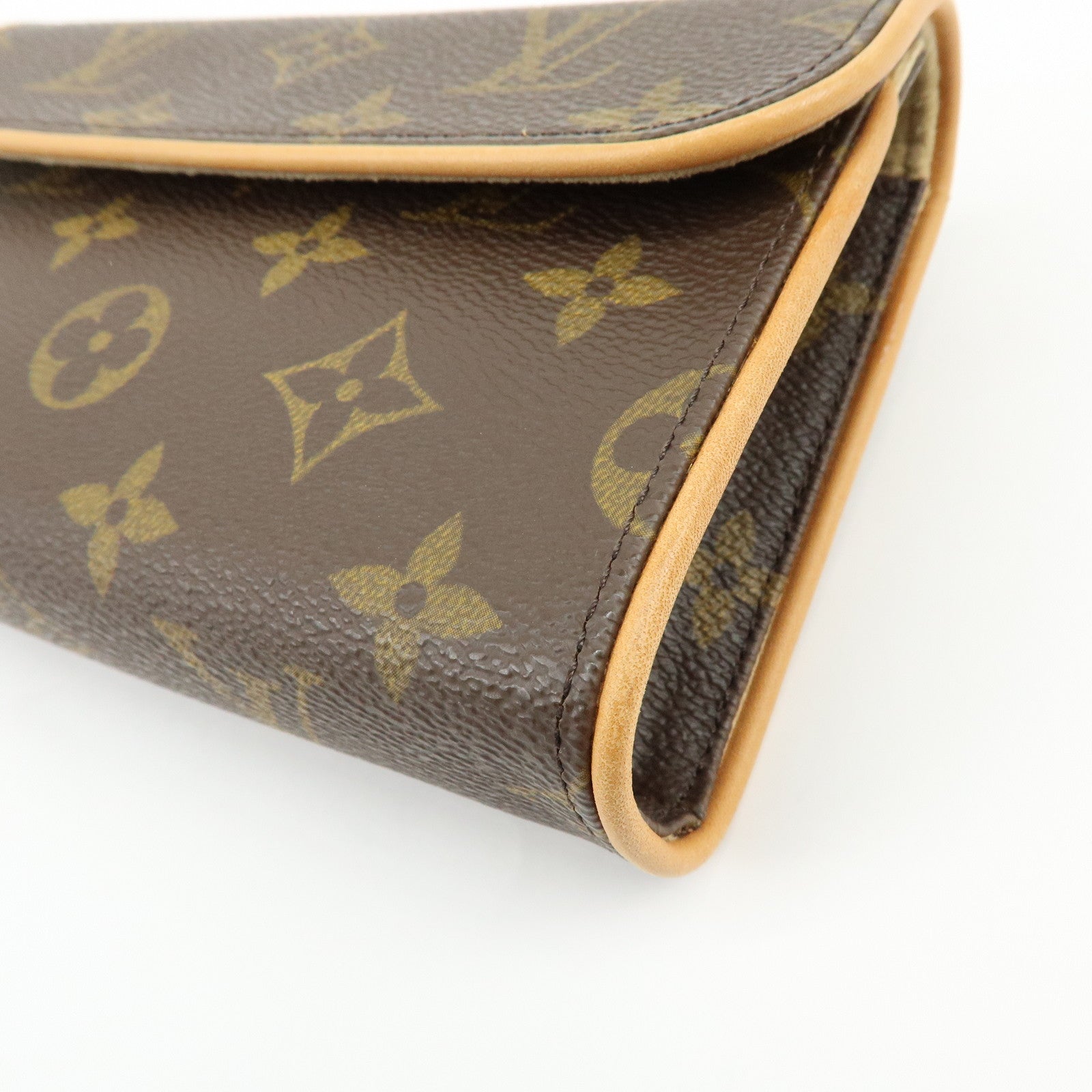 Louis Vuitton Monogram Pochette Florentine Waist Bag Belt XS M51855