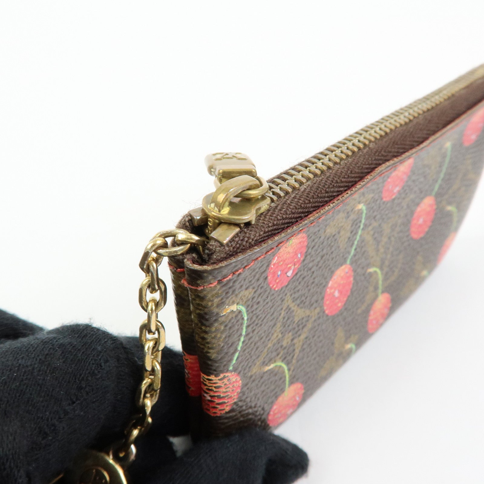 Louis Vuitton Monogram Cherry Pochette Cles Coin Case M95042
