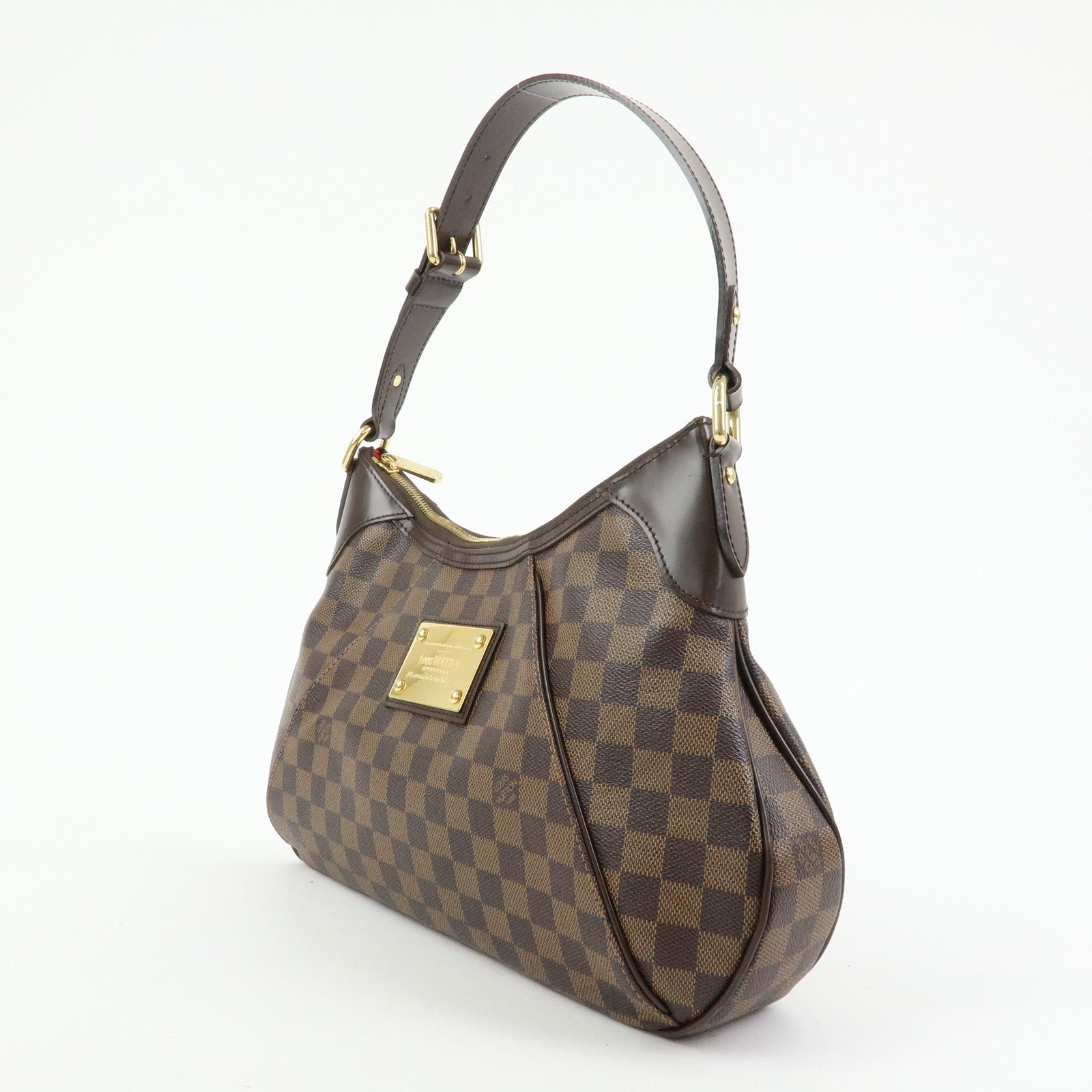 Louis Vuitton Damier Thames GM Shoulder Bag Brown N48181