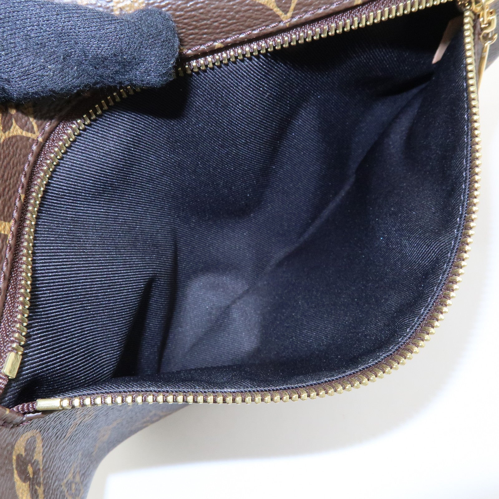 Louis Vuitton Monogram Bum Bag Crossbody Shoulder Bag Brown M43644