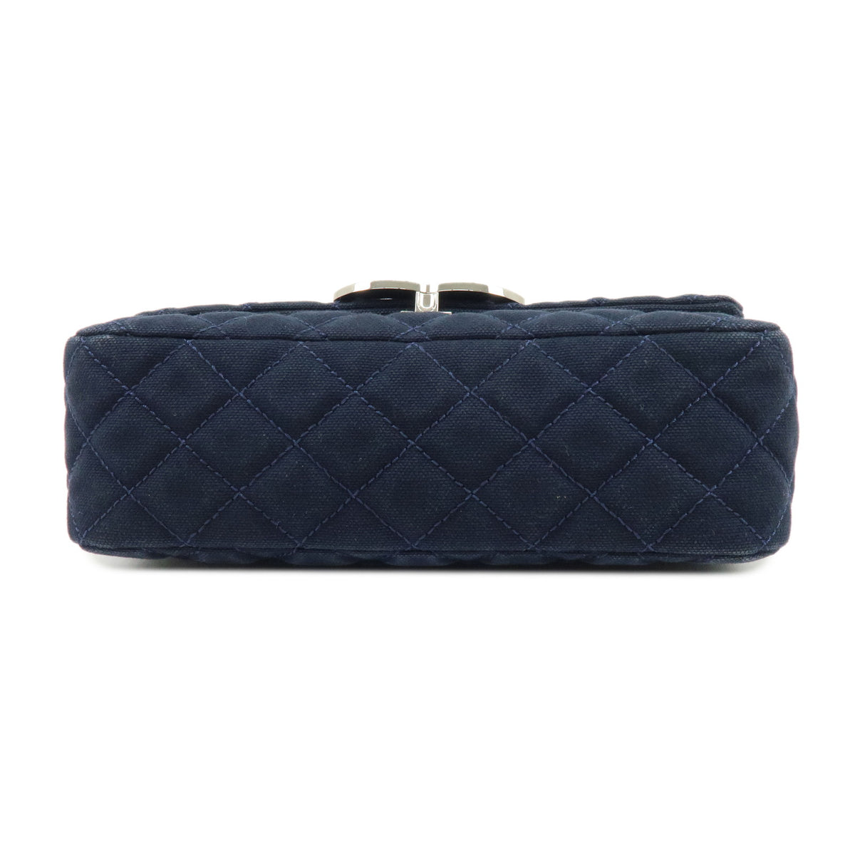 CHANEL COCO Mark Matelasse CRUISE Canvas Chain Shoulder Bag Denim Blue