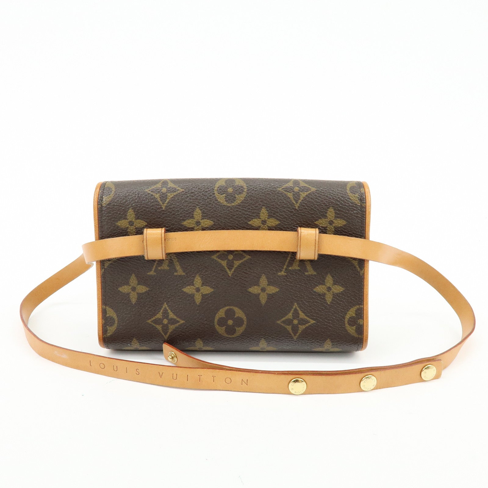 Louis Vuitton Monogram Pochette Florentine Waist Bag Belt S M51855
