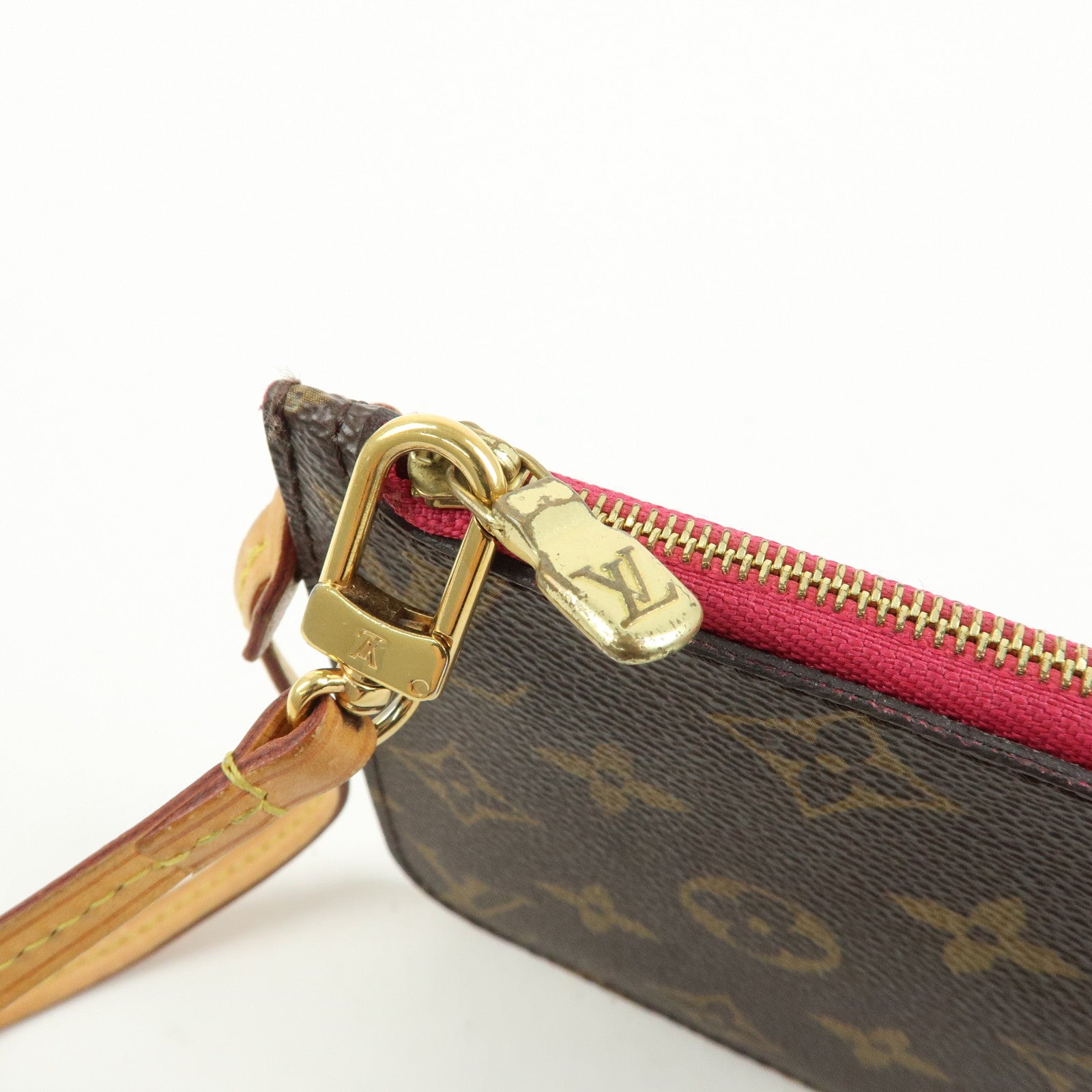 Louis Vuitton Monogram Canvas Pouch for Neverfull PM Tote Bag Pivoine