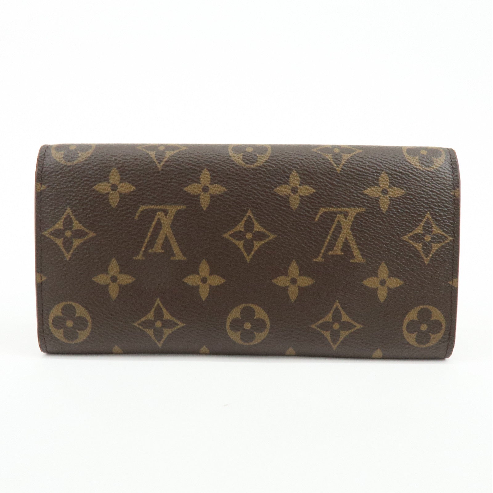 Louis Vuitton Monogram Portefeuille Emilie Long Wallet Brown M61289