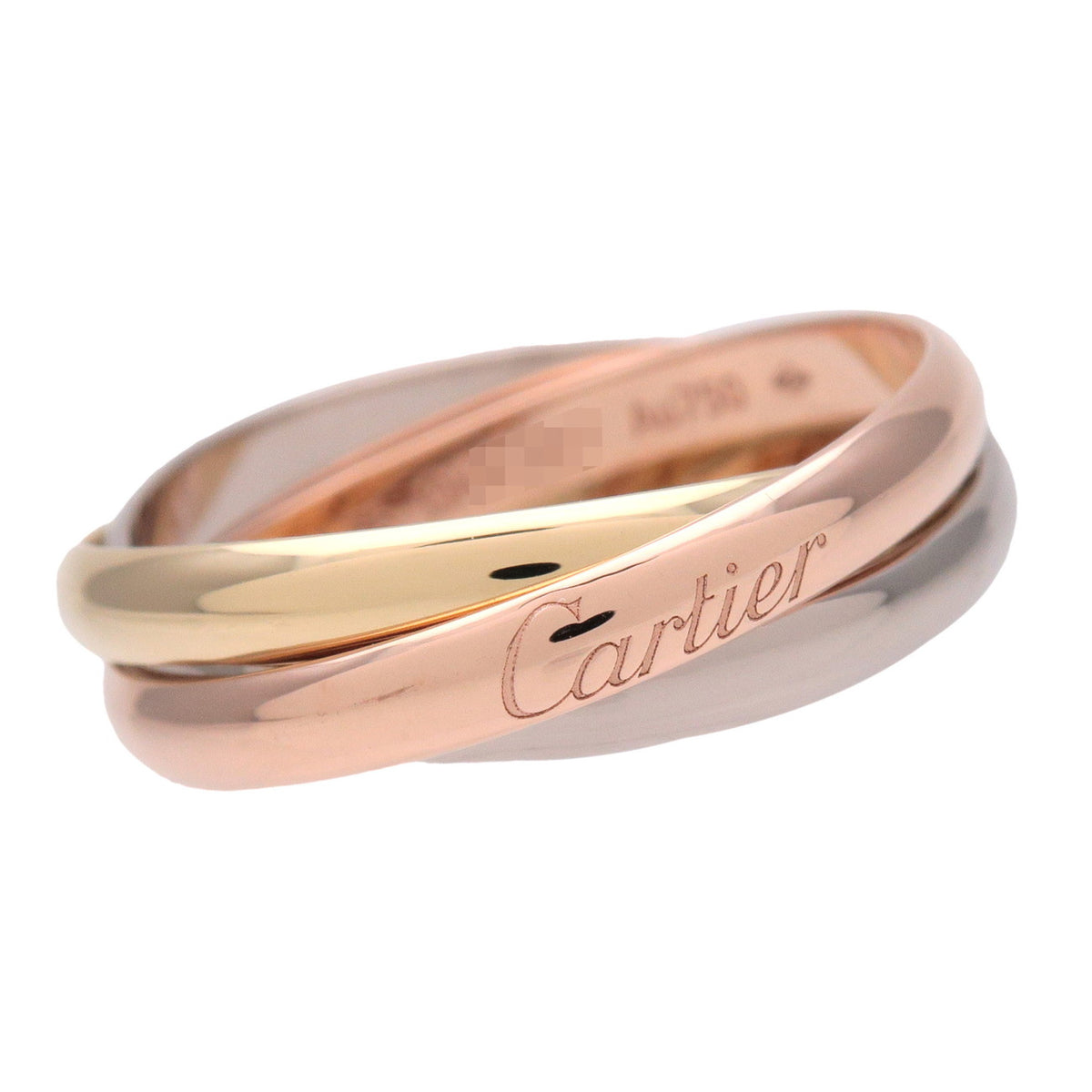 Cartier Trinity Ring SM K18 750YG/WG/PG #56 US7.75 EU56 HK17