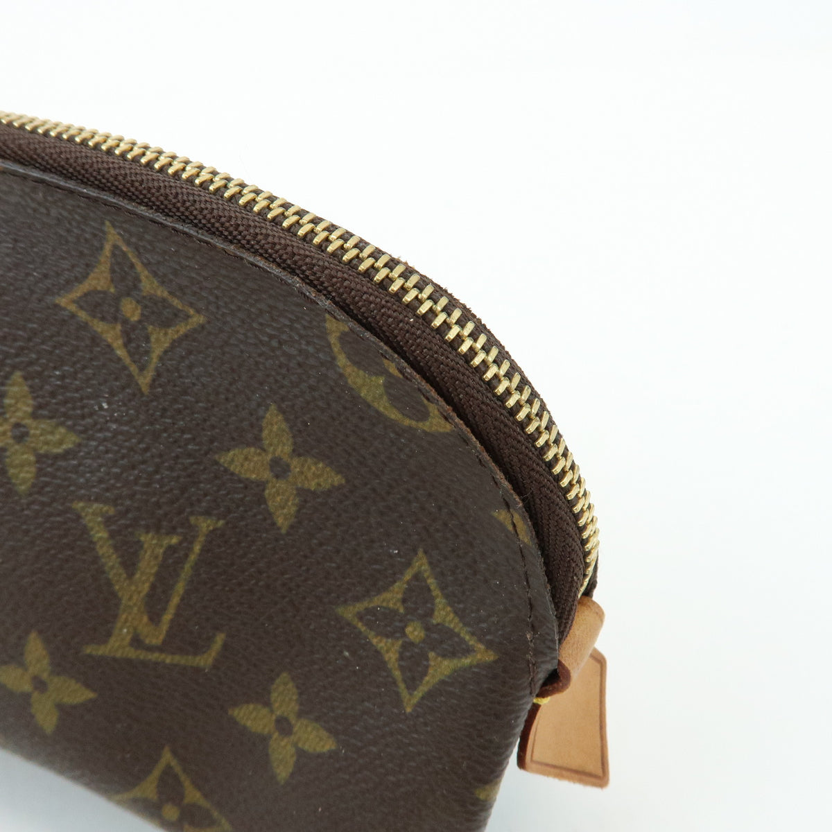 Louis Vuitton Monogram Pochette Cosmetic PM Pouch Brown M47515