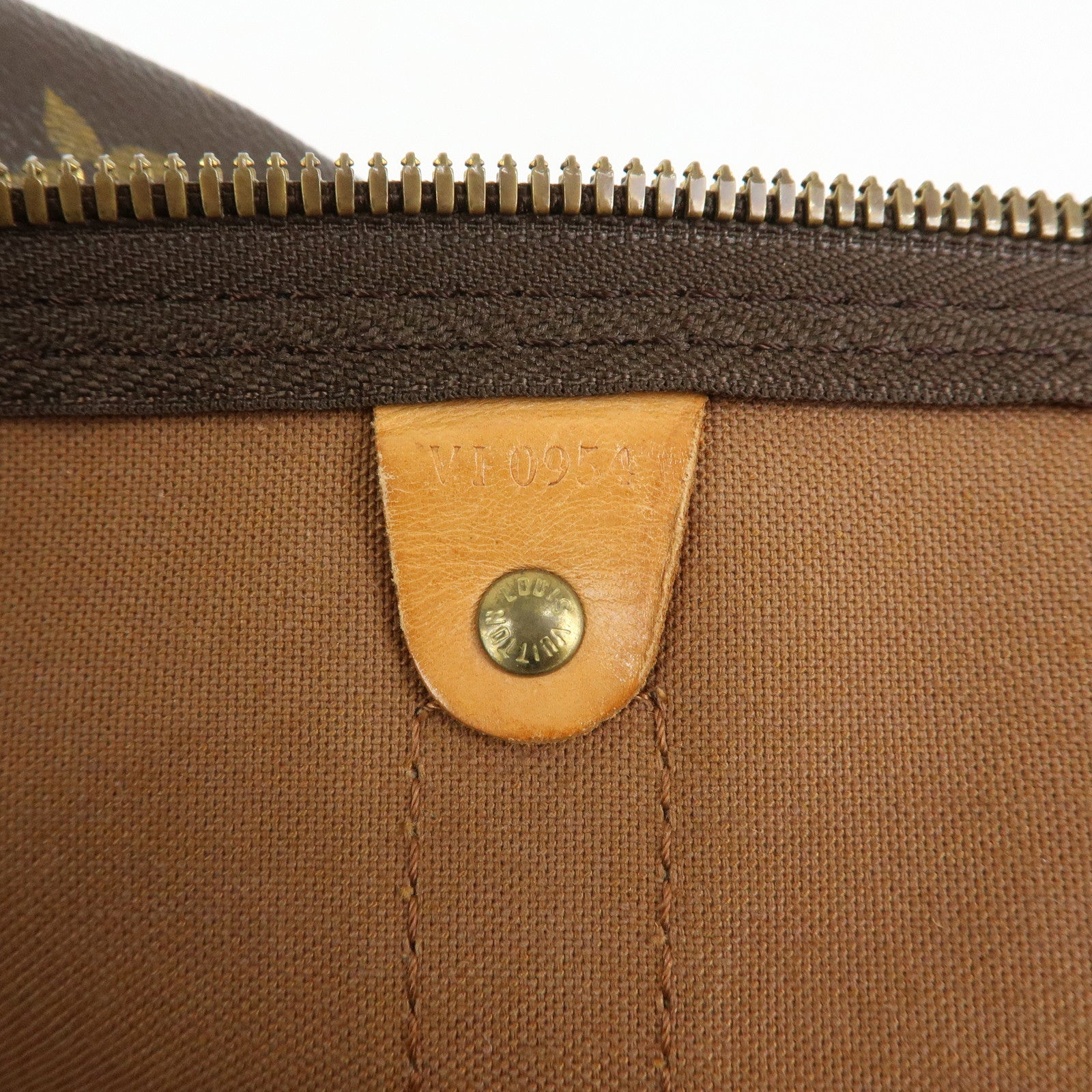 Louis Vuitton Monogram Keep All Bandouliere 60 Boston Bag Brown M41412