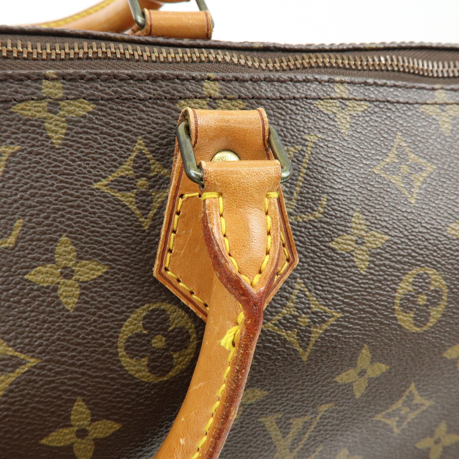 Louis Vuitton Monogram Speedy 40 Hand Bag Boston Bag Brown M41522